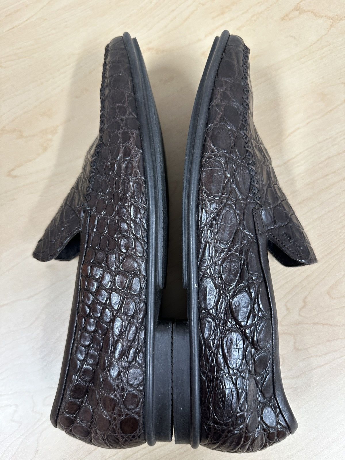 Prada Prada Crocodile Print Dress shoes Size US 11 / EU 44 - 2 Thumbnail