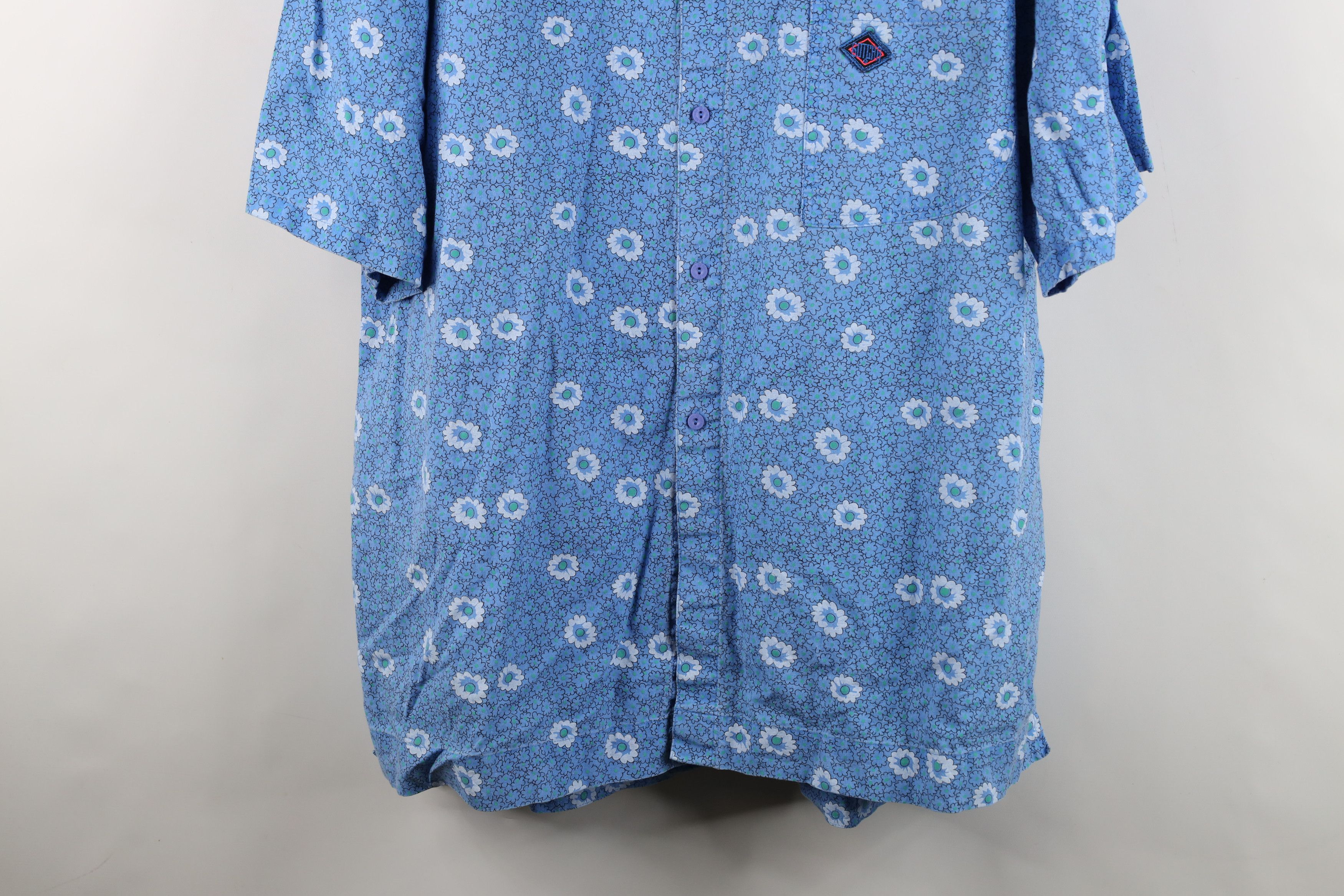 Gotcha Vintage 90s Gotcha Surfing Flower Short Sleeve Button Shirt Size US XL / EU 56 / 4 - 3 Thumbnail