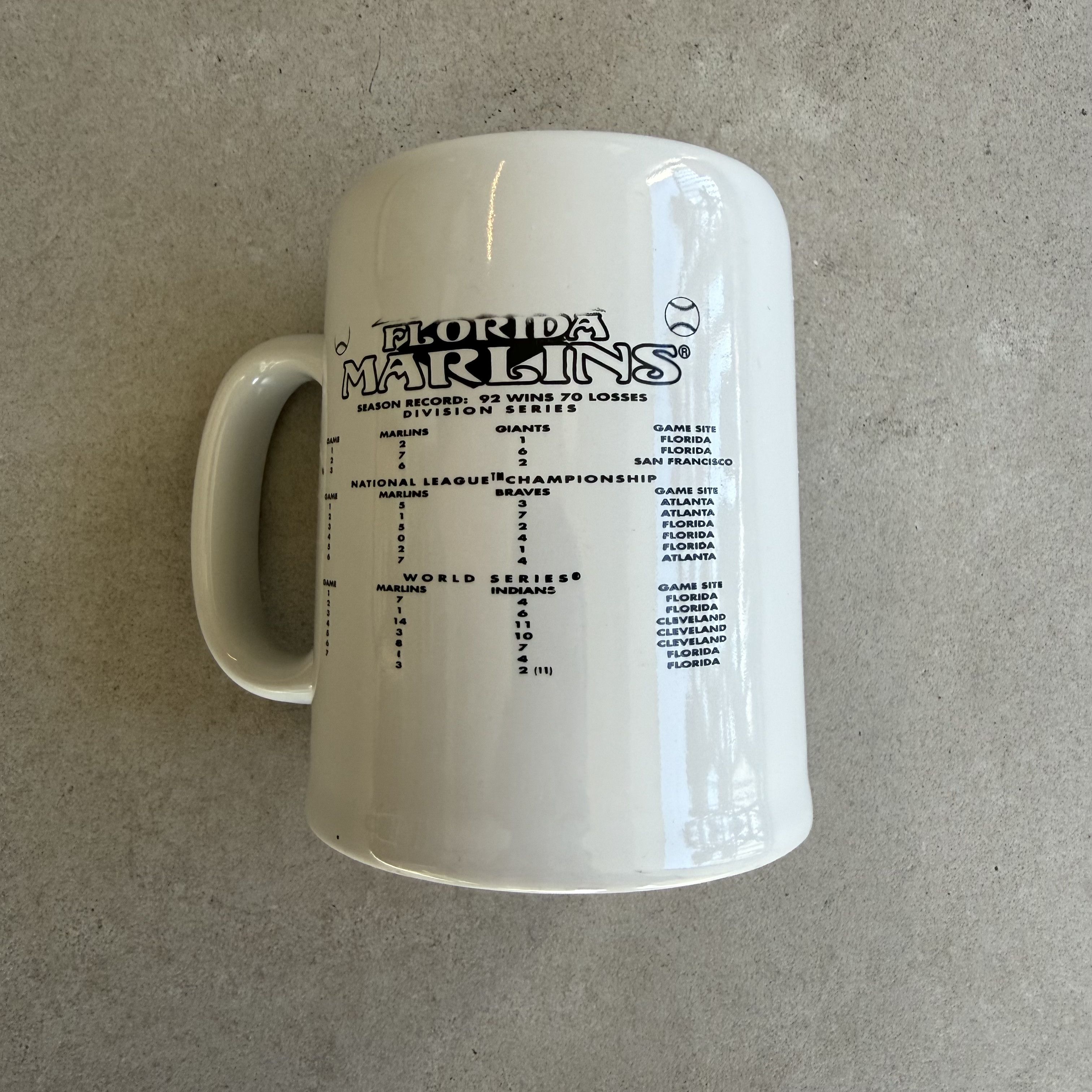 MLB 1997 Florida Marlins World Series Champions Mug Size ONE SIZE - 2 Thumbnail
