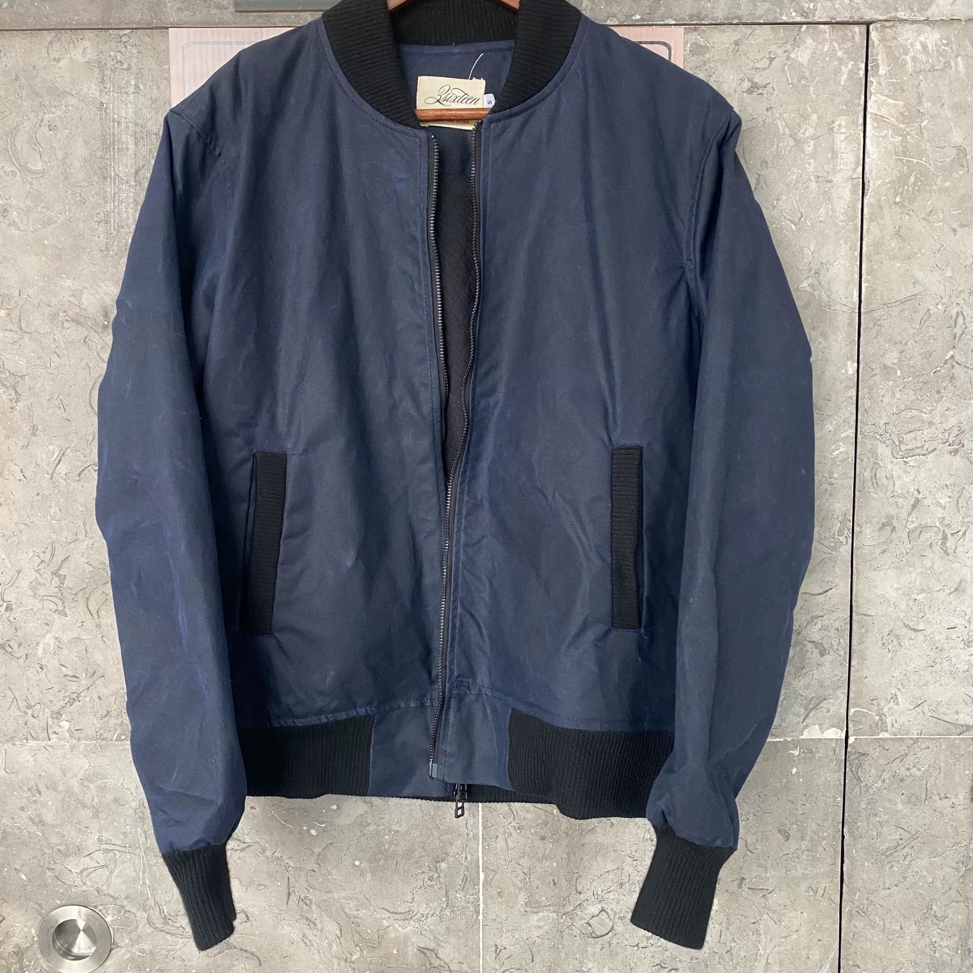 3sixteen 3sixteen Waxed Canvas Baseball Collar Jacket Size US S / EU 44-46 / 1 - 1 Thumbnail