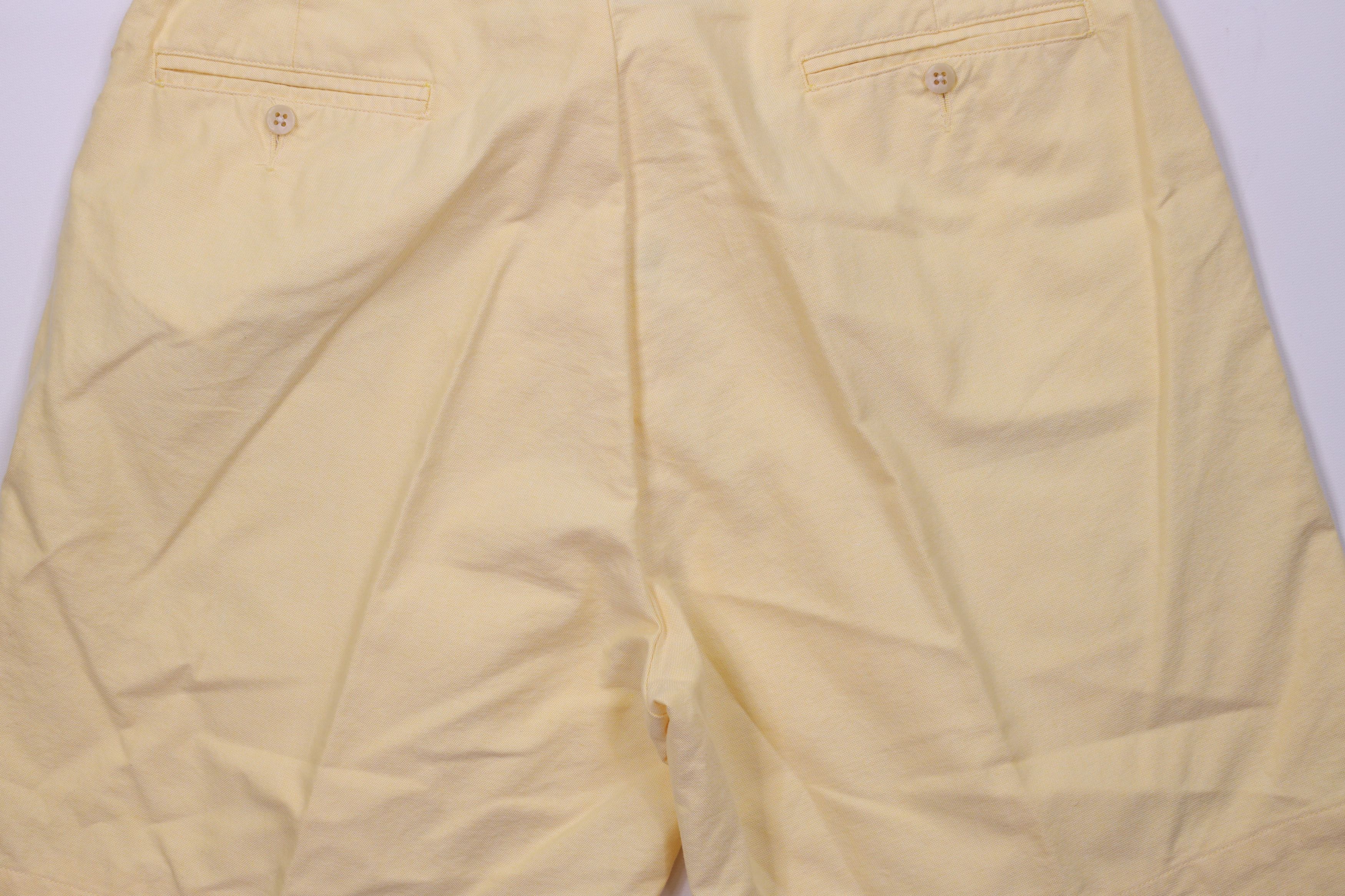 Ralph Lauren Vintage 90s Ralph Lauren Golfing Golf Chino Shorts Yellow Size US 34 / EU 50 - 10 Thumbnail