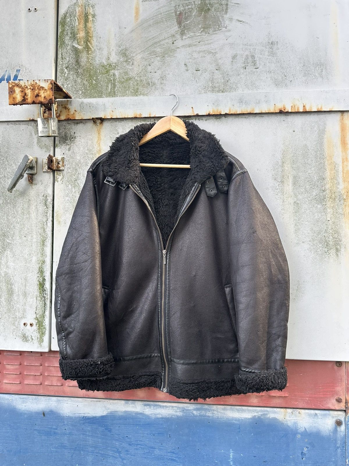👹Vintage Rush/Hour Black Velvet Fleece Lined Jacket