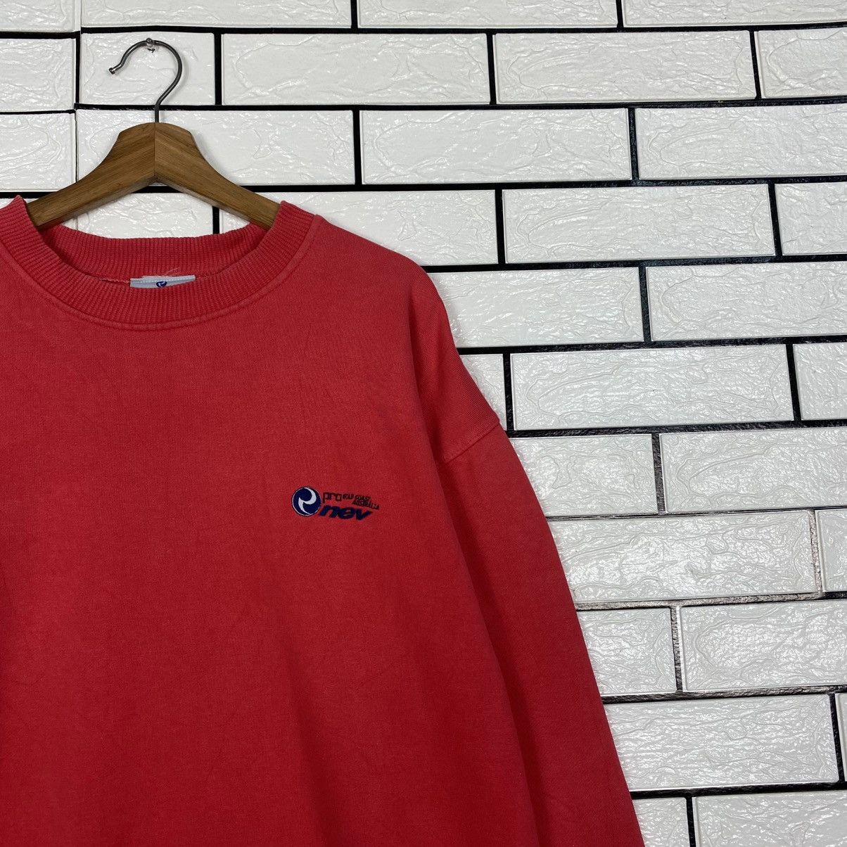 Japanese Brand 📌Vintage Sweatshirt Crewneck Nev Sportswear Big Logo Size US L / EU 52-54 / 3 - 7 Thumbnail