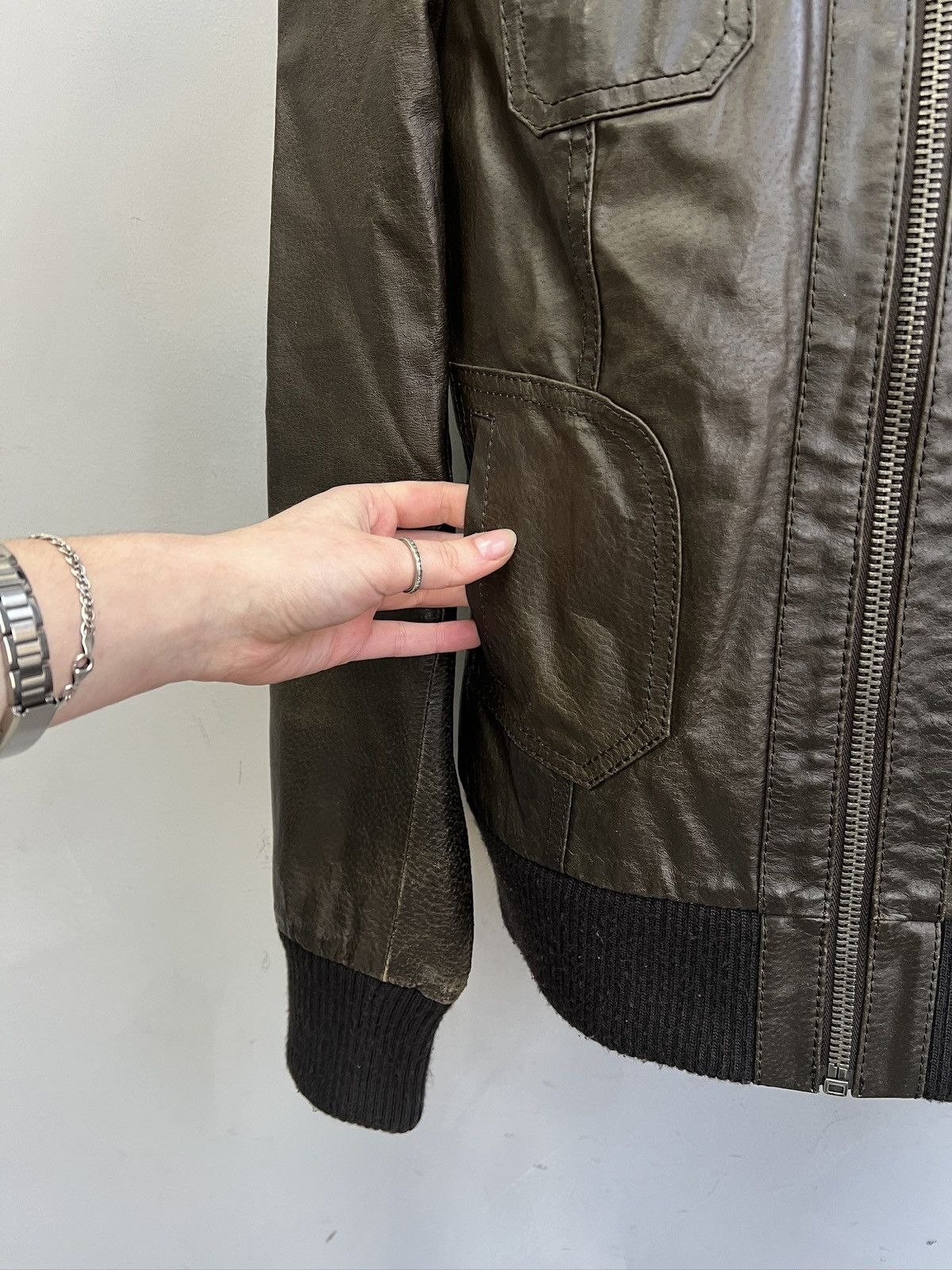 14th Addiction gothic avant garde y2k cropped jacket leather 14th addiction Size US S / EU 44-46 / 1 - 4 Thumbnail