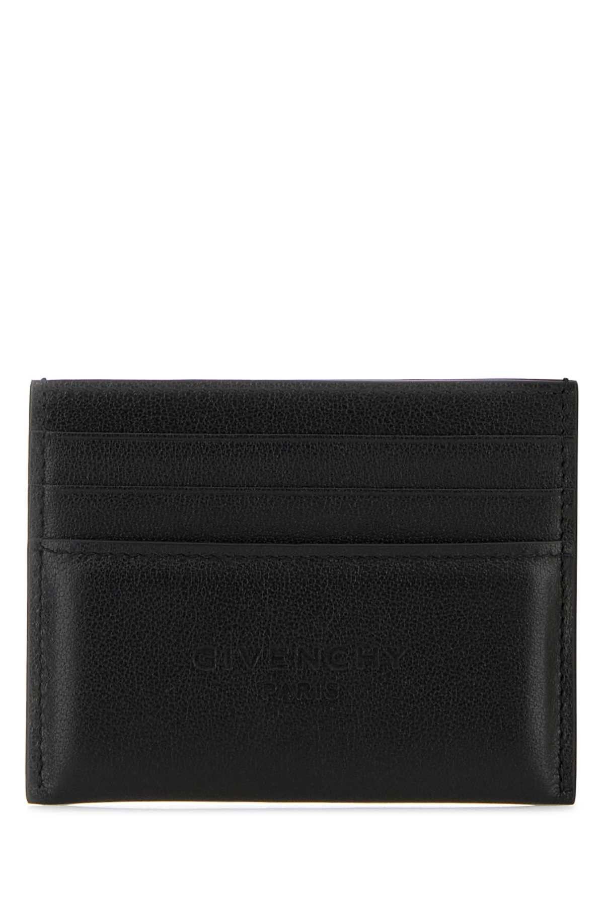 Givenchy Black Leather Card Holder Size ONE SIZE - 1 Thumbnail