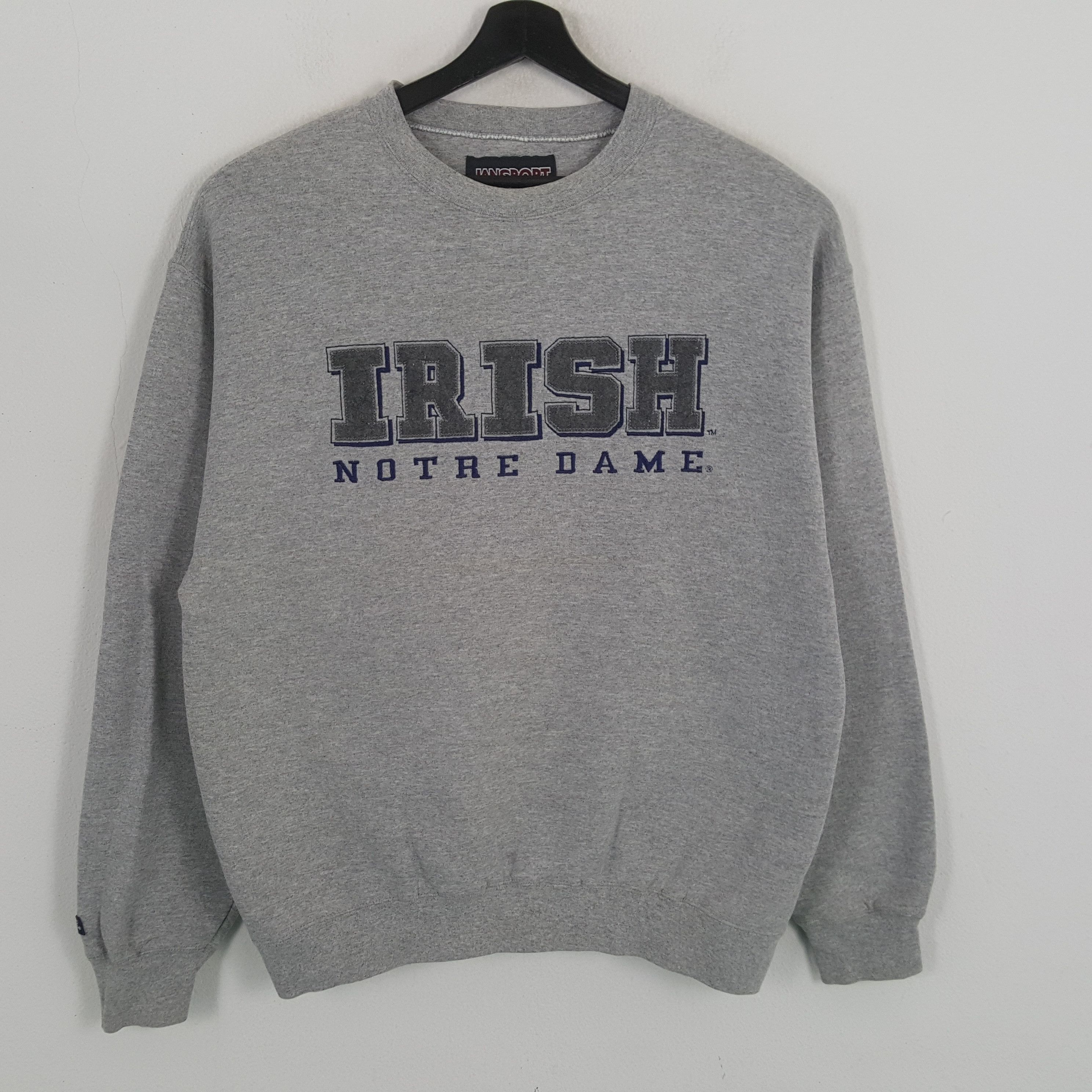 Jansport × Vintage IRISH DOTRE DAME Streetwear Style Jansport Sweatshirt Size US L / EU 52-54 / 3 - 1 Thumbnail