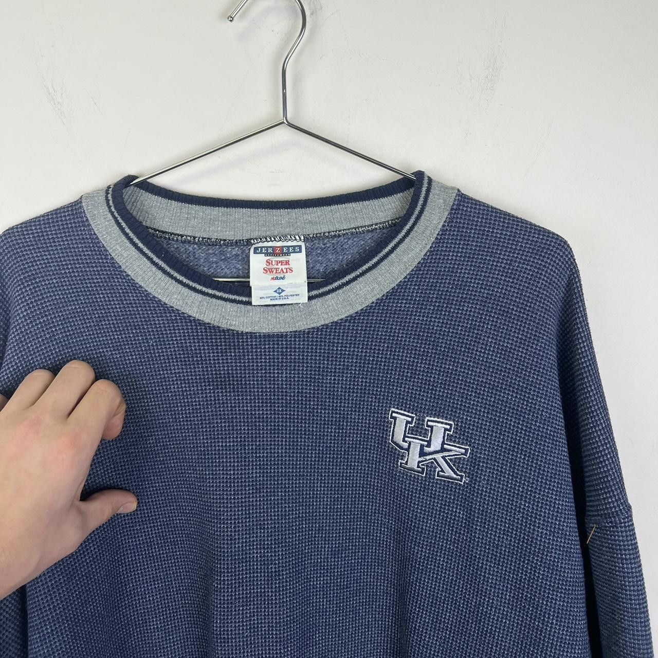 Jerzees Vintage Jerzees Super Sweats Crewneck Kentucky Wildcats 90s Size US XXL / EU 58 / 5 - 2 Thumbnail
