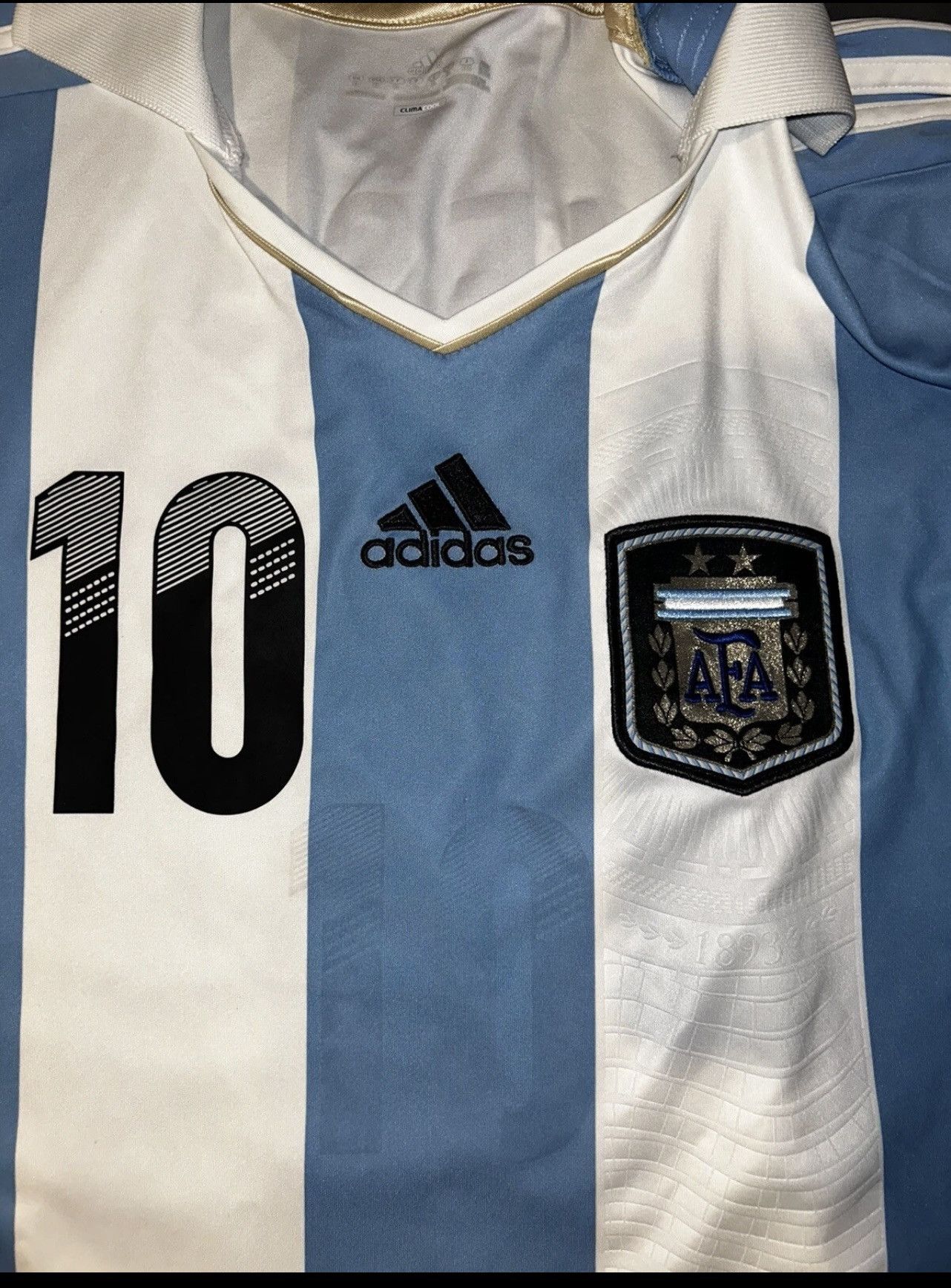 Adidas Messi Argentina Home Jersey 2011/2012 Official XL-misprint Size US XL / EU 56 / 4 - 5 Thumbnail