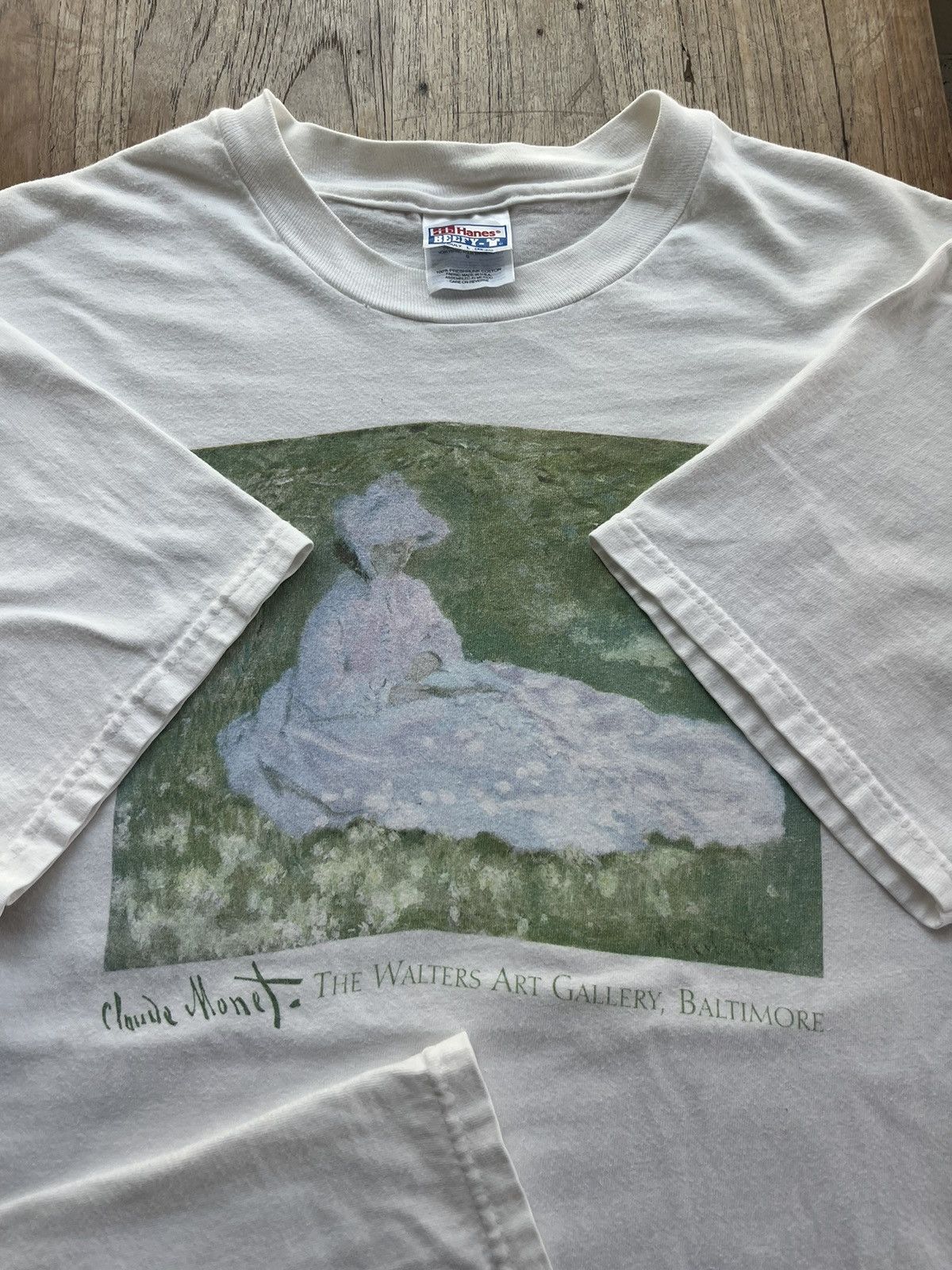 Monet × Vintage Vtg Claude Monet “ A Woman Reading “ the Walter’s Art 90’s Size US L / EU 52-54 / 3 - 7 Thumbnail