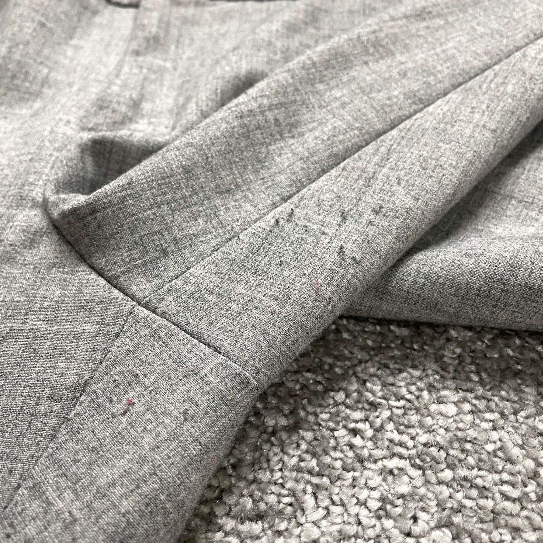 Banana Republic Banana Republic Dress Pants Womens 6P Gray Straight Leg Mid Rise Work 32x27 Size 28" / US 6 / IT 42 - 7 Thumbnail