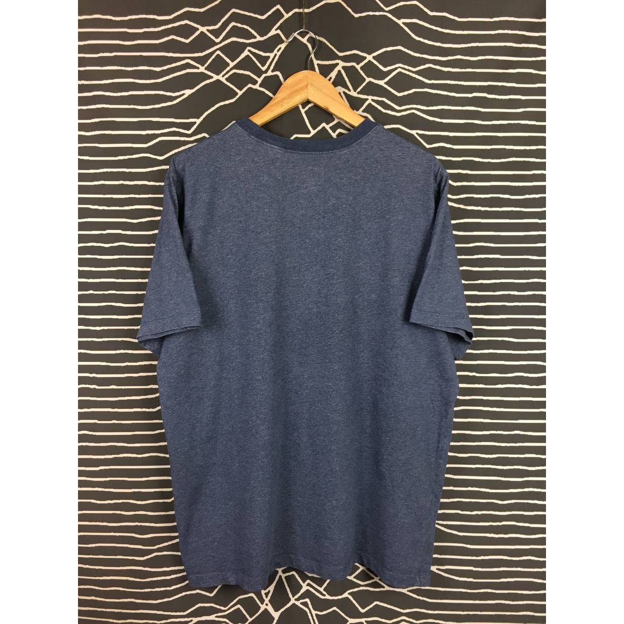 Nike Nike Dri-Fit Swoosh Logo Heather Blue Athletic Tee Size US XL / EU 56 / 4 - 7 Thumbnail