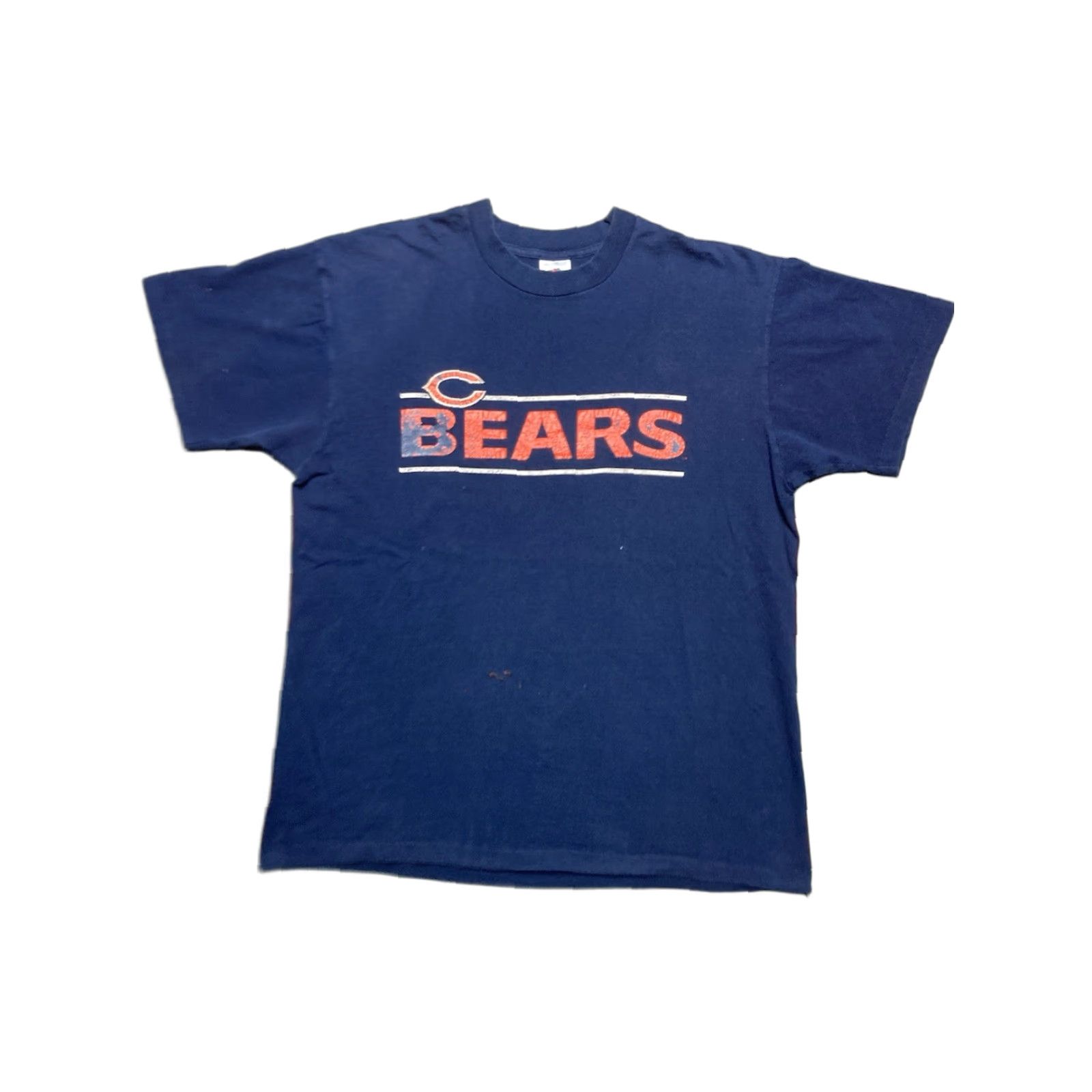 NFL VINTAGE 90s Chicago Bears NFL Graphic T-Shirt - Blue, Adult XL, Single Stitch, Men, Football Size US XL / EU 56 / 4 - 1 Thumbnail