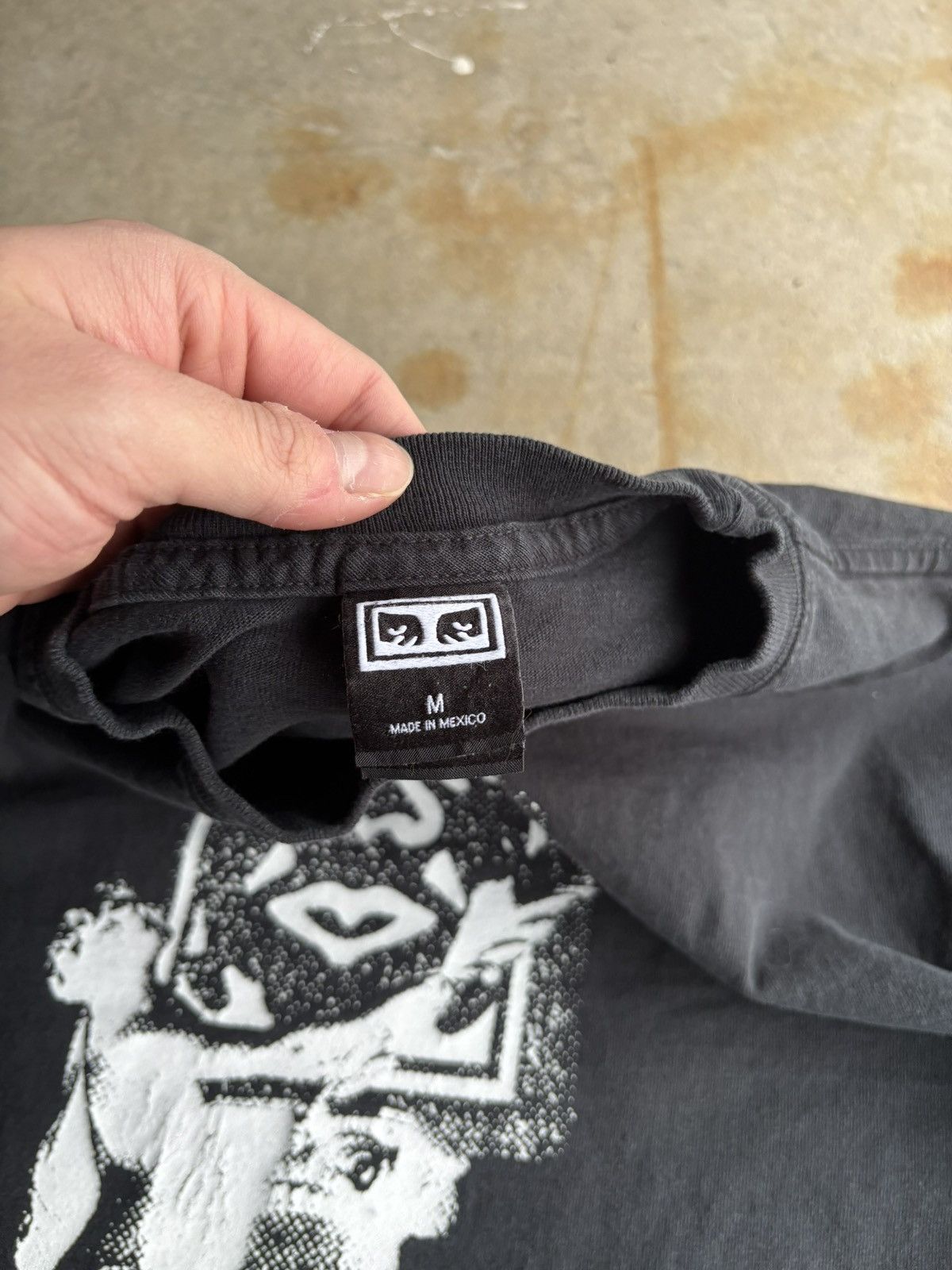 Obey Crazy Obey Skate Heavyweight Grunge Boxy Tee Size US M / EU 48-50 / 2 - 5 Thumbnail