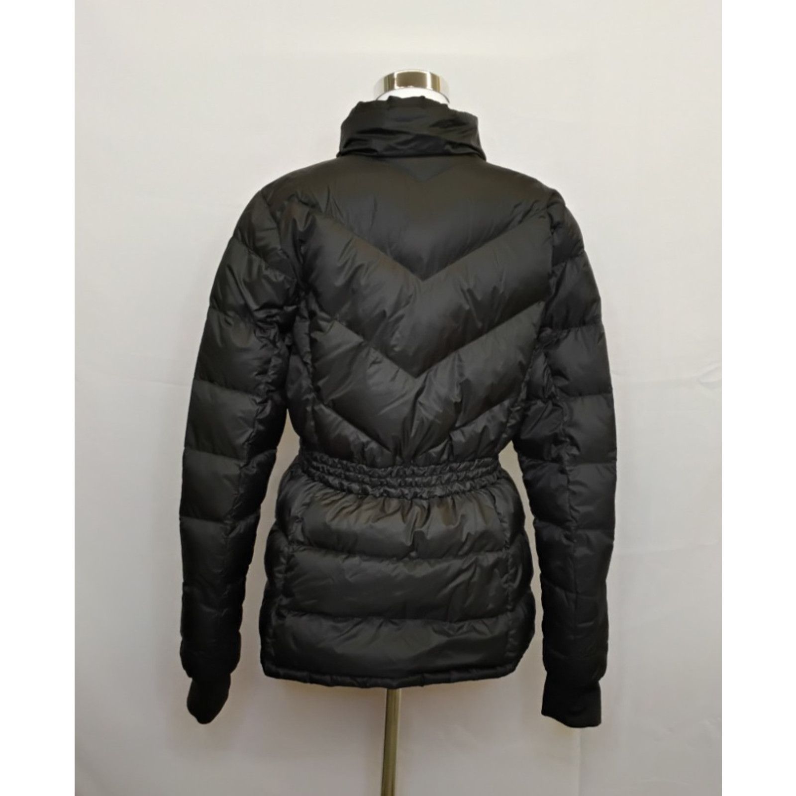 Athleta Athleta Down Puffer Jacket Women's L Dark Green Size L / US 10 / IT 46 - 3 Thumbnail