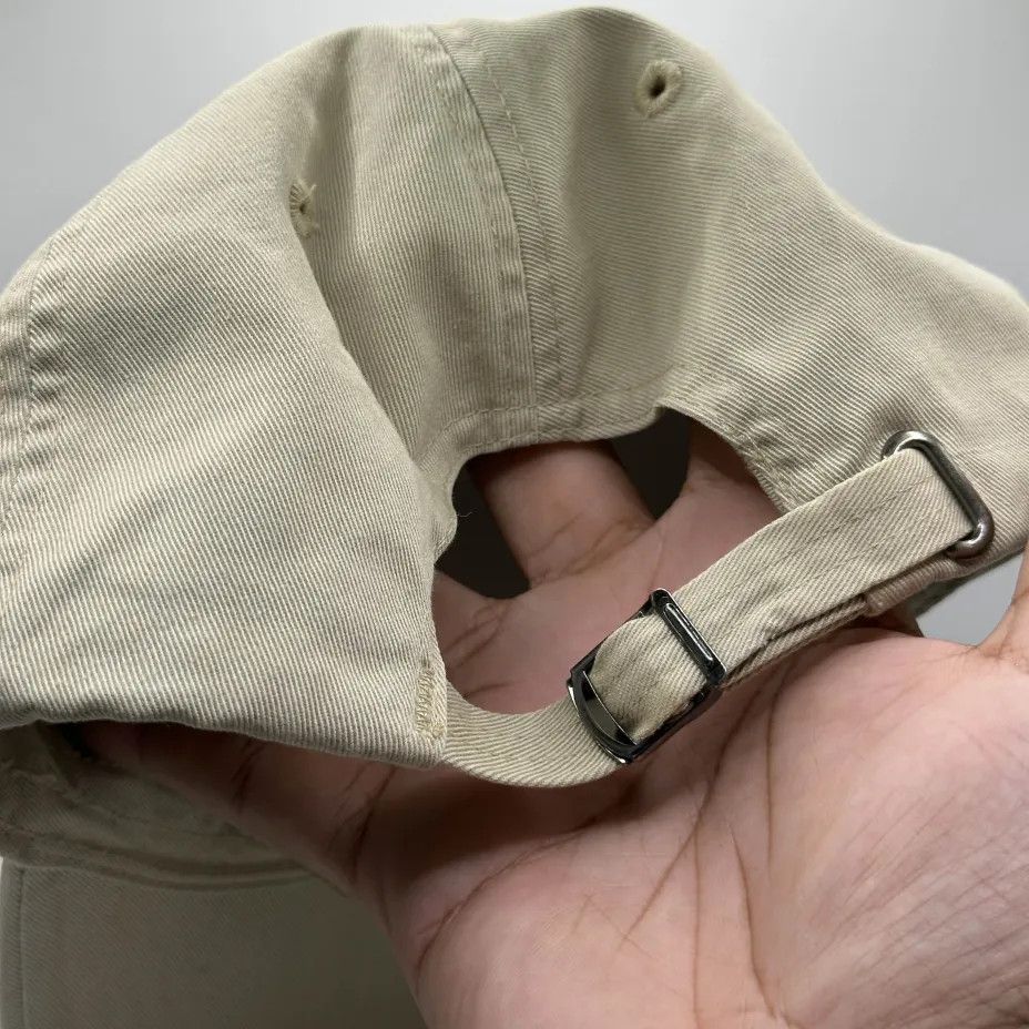 Polo Ralph Lauren Vintage Polo Ralph Lauren Beige Big P Logo Baseball Cap Size ONE SIZE - 5 Thumbnail