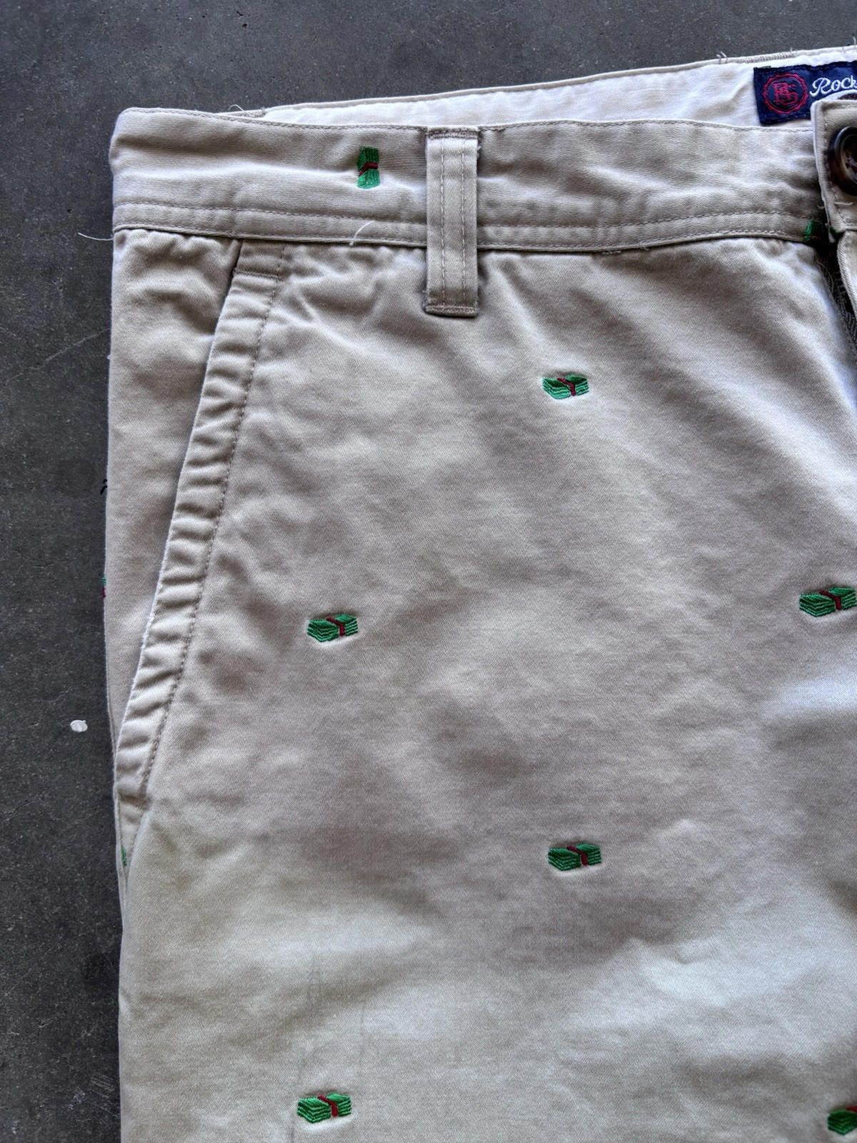 ROCKSMITH Rocksmith Embroidered Stacks Chino Pants Size 34 Size US 34 / EU 50 - 4 Thumbnail