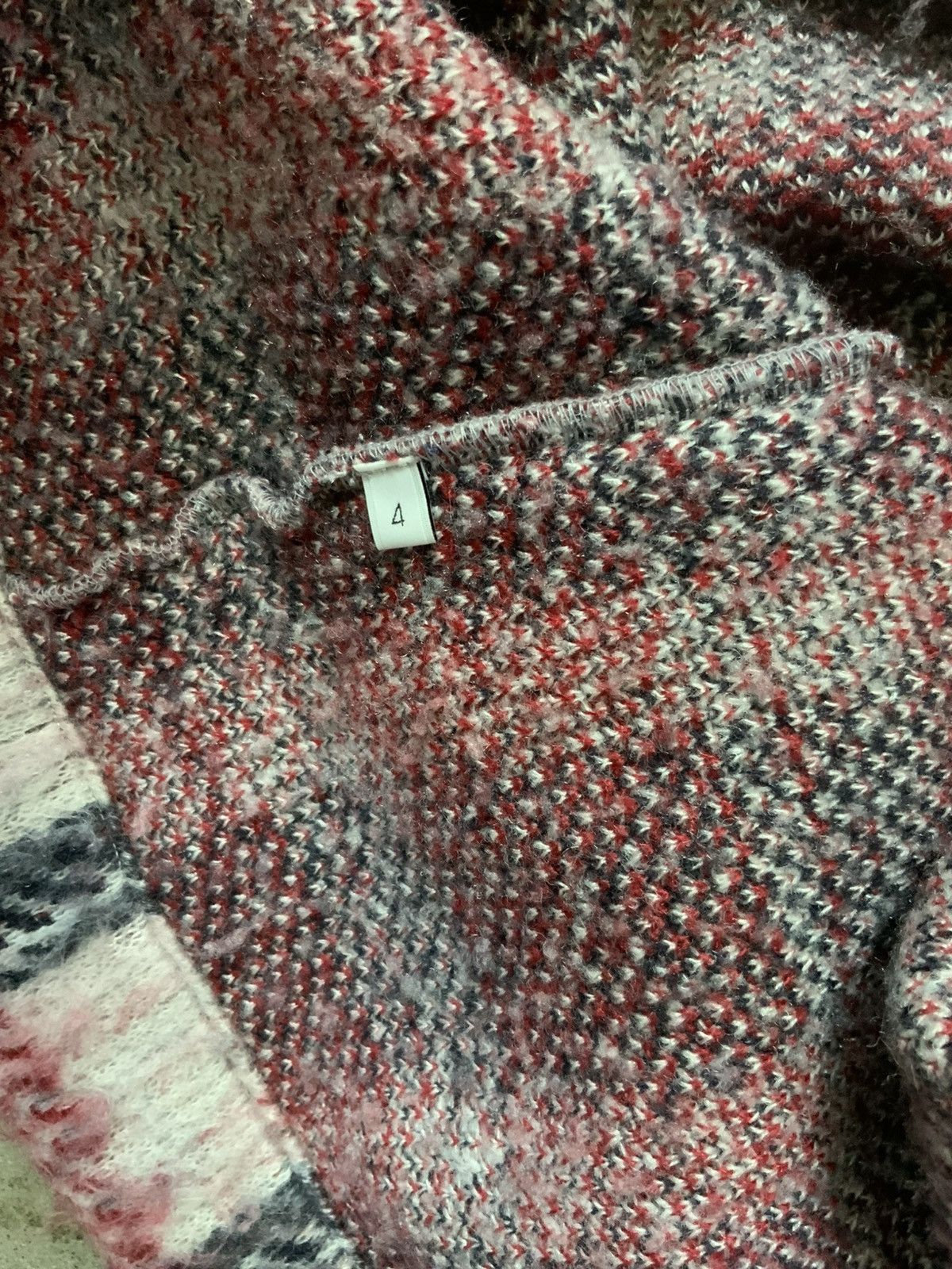Blackmeans BLACKMEANS SLASH AND SEW WOOL SWEATER Size US M / EU 48-50 / 2 - 4 Thumbnail
