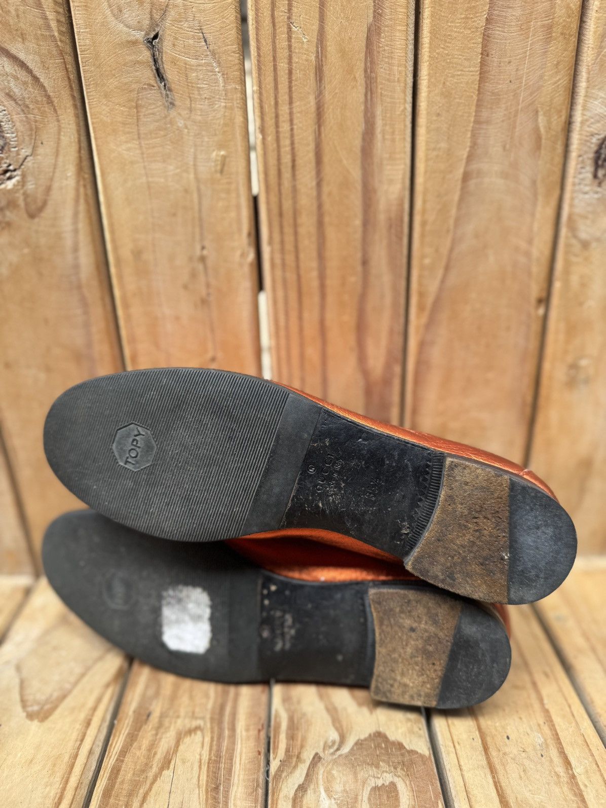 Gucci Gucci 1953 Orange women’s leather flats sz EUR 35.5 USA 5.5 Size US 5.5 / IT 35.5 - 18 Thumbnail