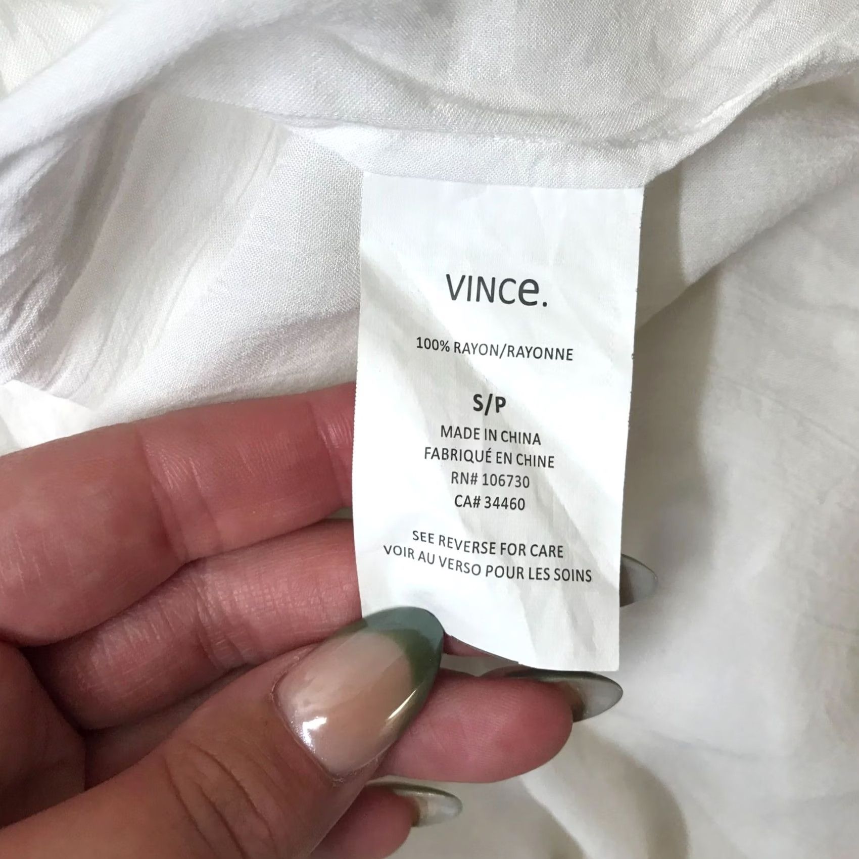 Vince Vince. WOMEN'S S Small WHITE Sleeveless Collared Button Tunic Top with Pockets Shirt Women S White Tunic Pockets Size S / US 4 / IT 40 - 8 Thumbnail