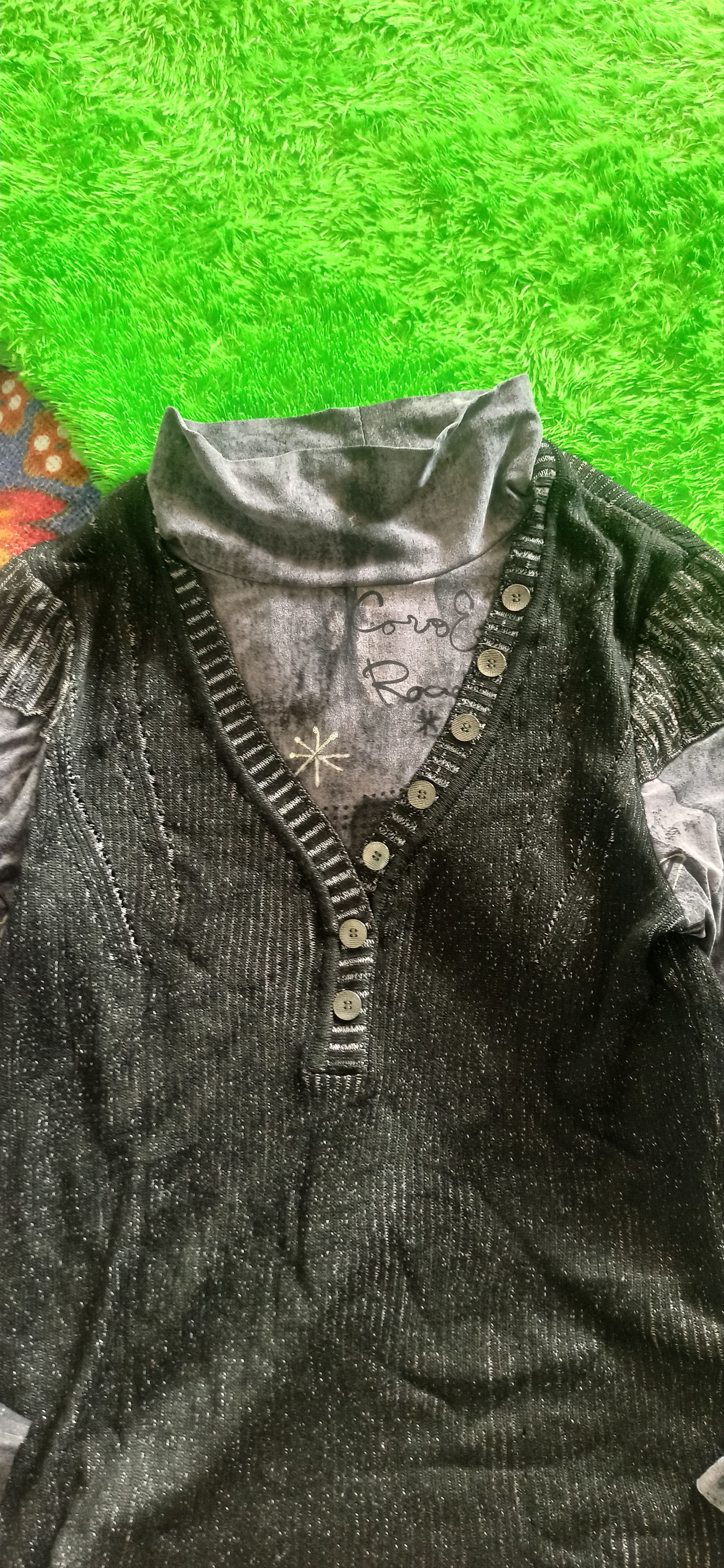 Designer × Japanese Brand Chamois Turtle Knitwear Size XS / US 0-2 / IT 36-38 - 3 Thumbnail