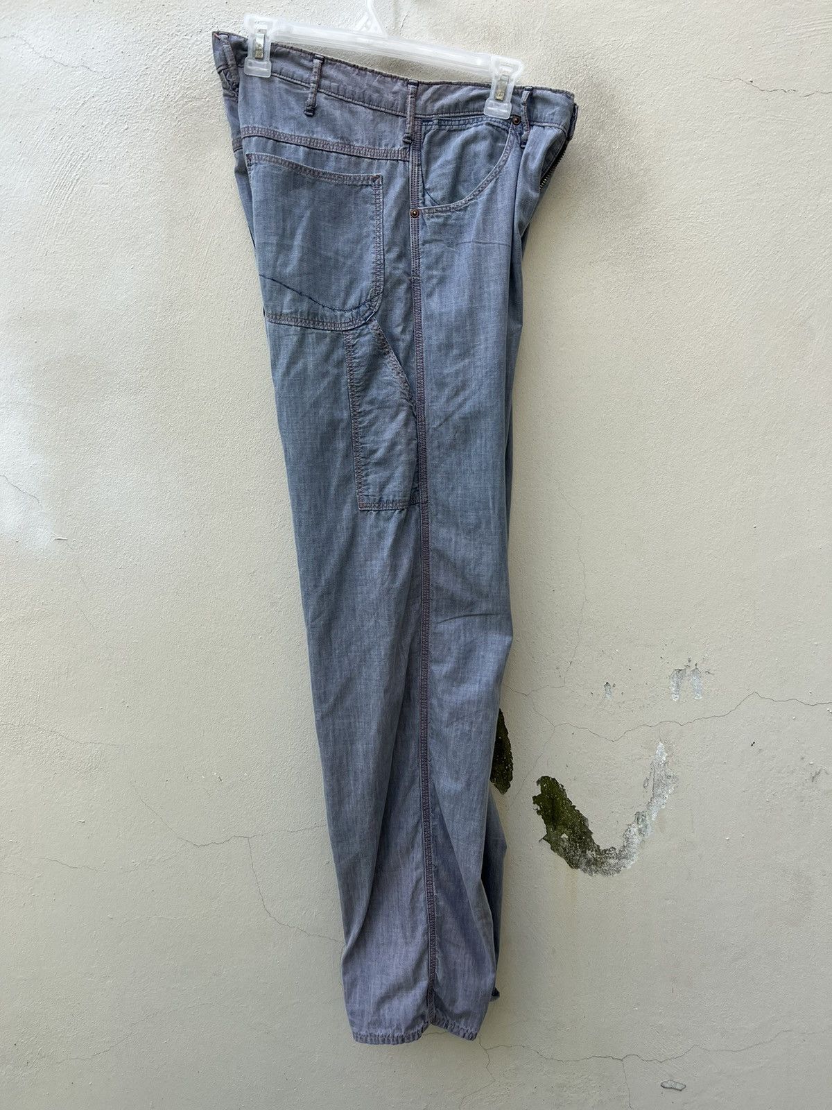 Orslow Vintage Orslow Sun Fade Chambray Carpenter Work Pant Size US 31 - 23 Thumbnail