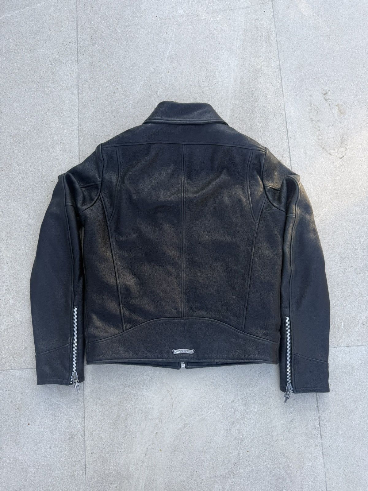 Chrome Hearts Chrome hearts leather policeman jacket size M Size US M / EU 48-50 / 2 - 2 Thumbnail