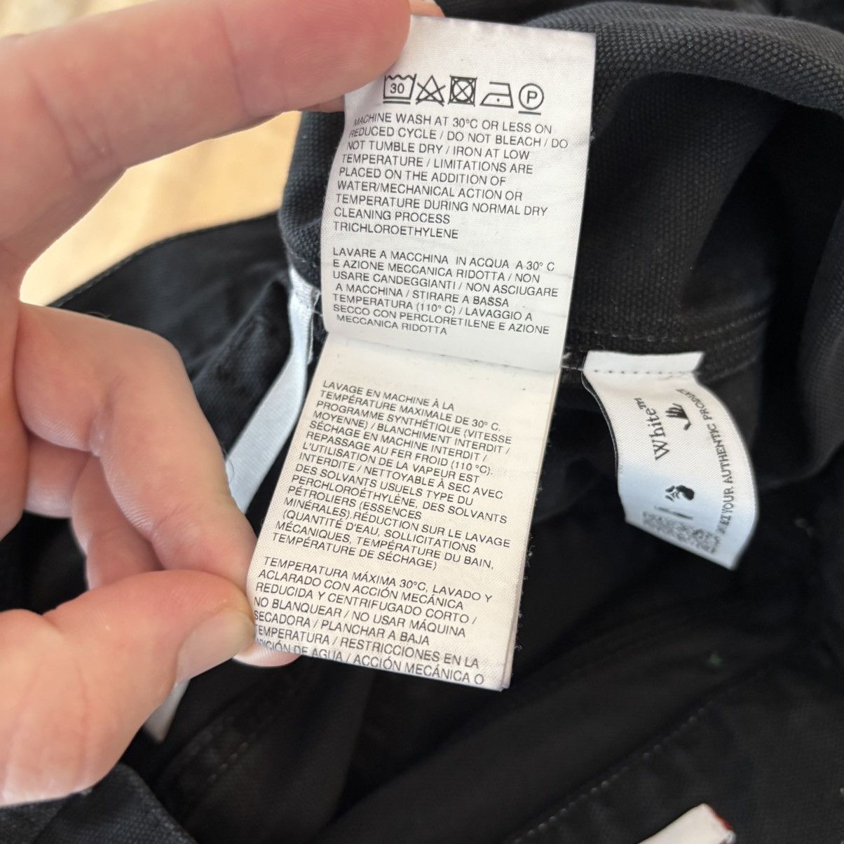 Off-White Off White Black Cargo Pants Size US 34 / EU 50 - 6 Thumbnail