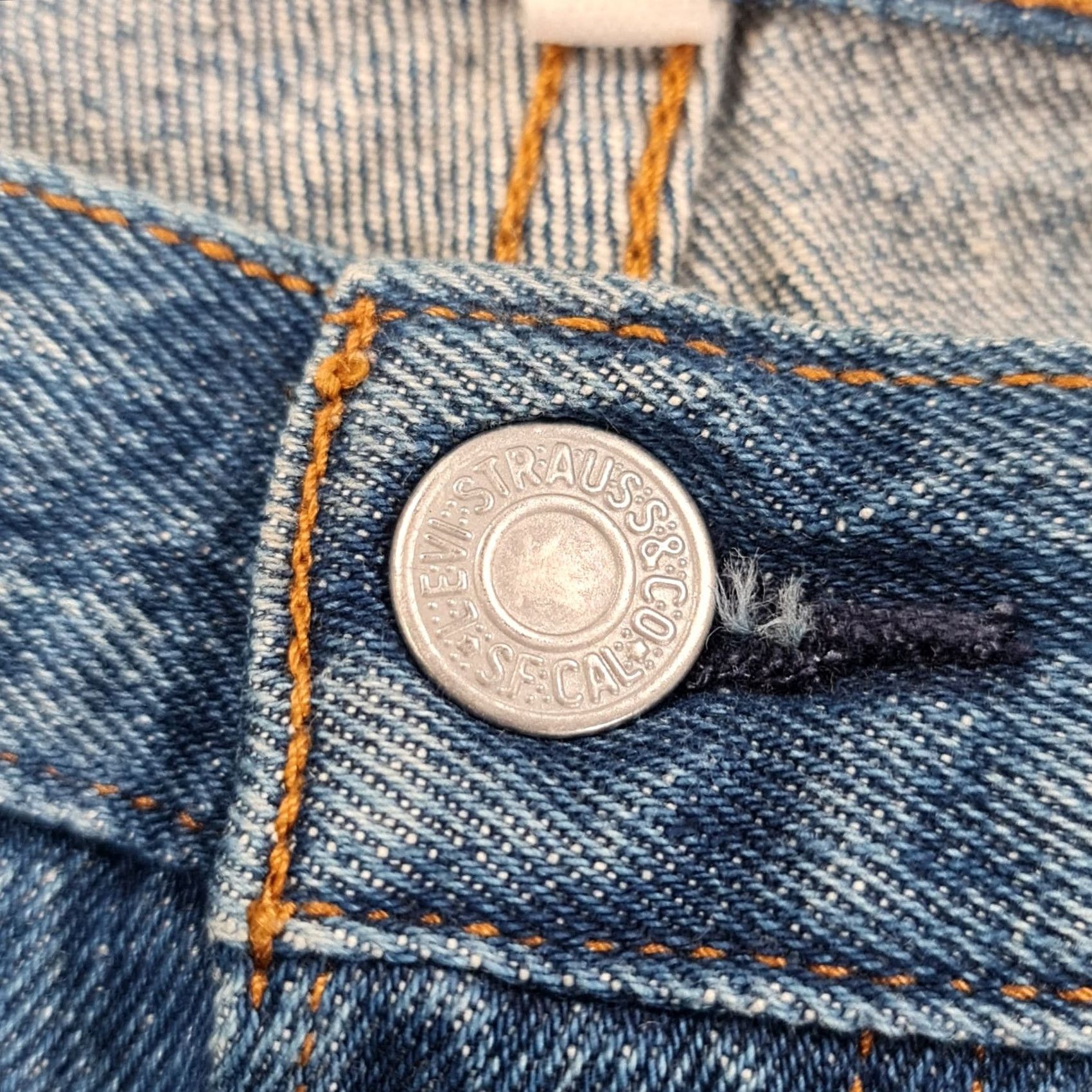 Levi's Levis Jeans Blue W28 L28 Denim Regular 5-Pocket Stretch Tapered Womens Size 28" / US 6 / IT 42 - 3 Thumbnail