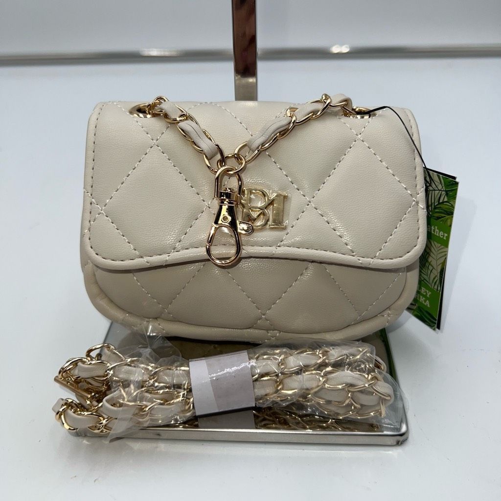 Badgley Mischka Badgley Mischka vegan Leather Off White Mini Bag Size ONE SIZE - 1 Thumbnail