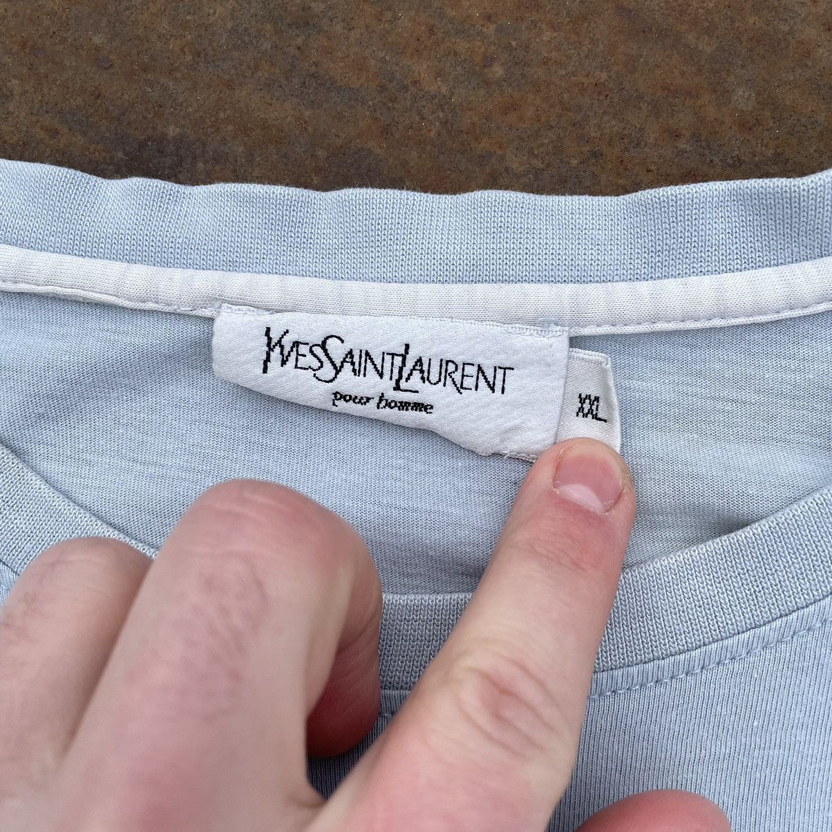 Yves Saint Laurent Vintage Yves Saint Laurent T-shirts Big Logo 90s Streetwear Size US XXL / EU 58 / 5 - 8 Thumbnail