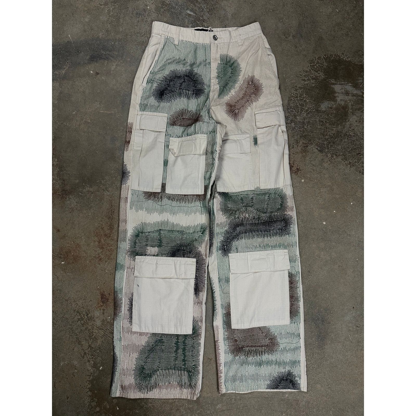 Who Decides War WDW Camouflage Embroidery Pants New 30 With Tags Size US 30 / EU 46 - 1 Thumbnail