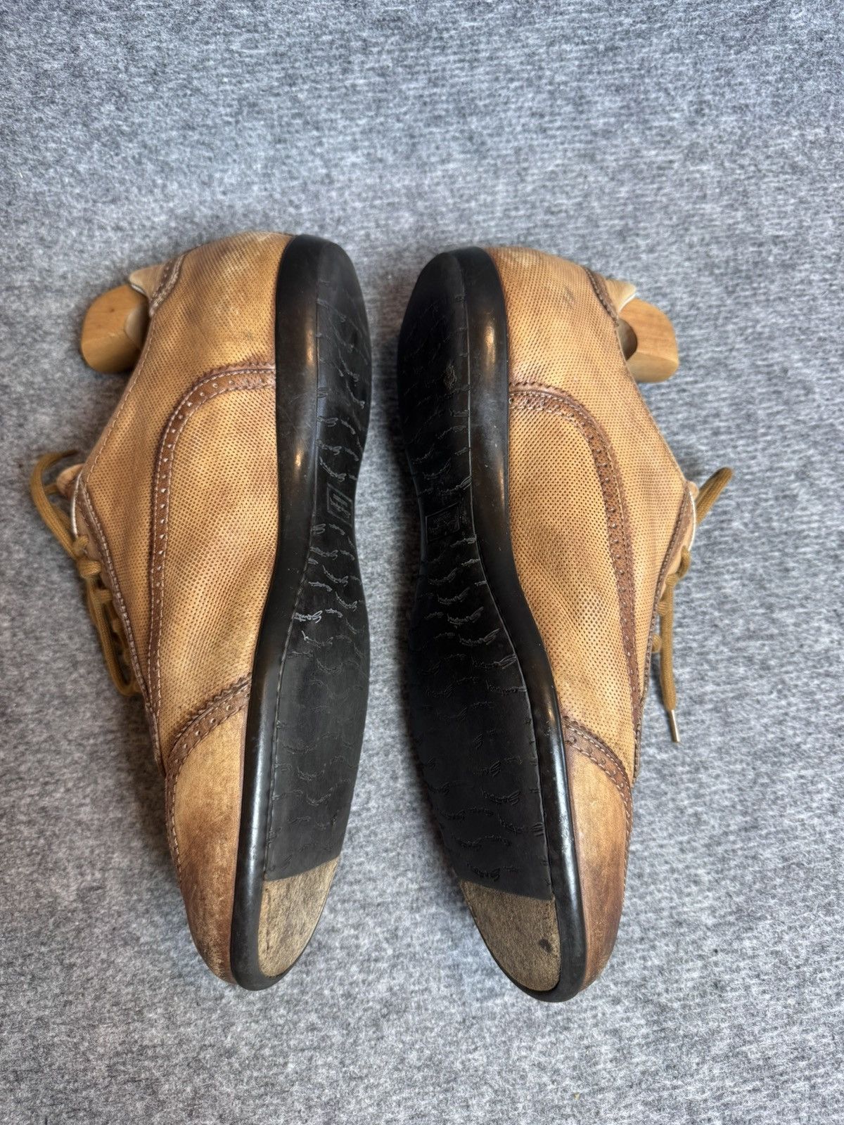 Santoni Leather boots Santoni brogsy Italian designer size 8 Size US 8 / EU 41 - 8 Thumbnail