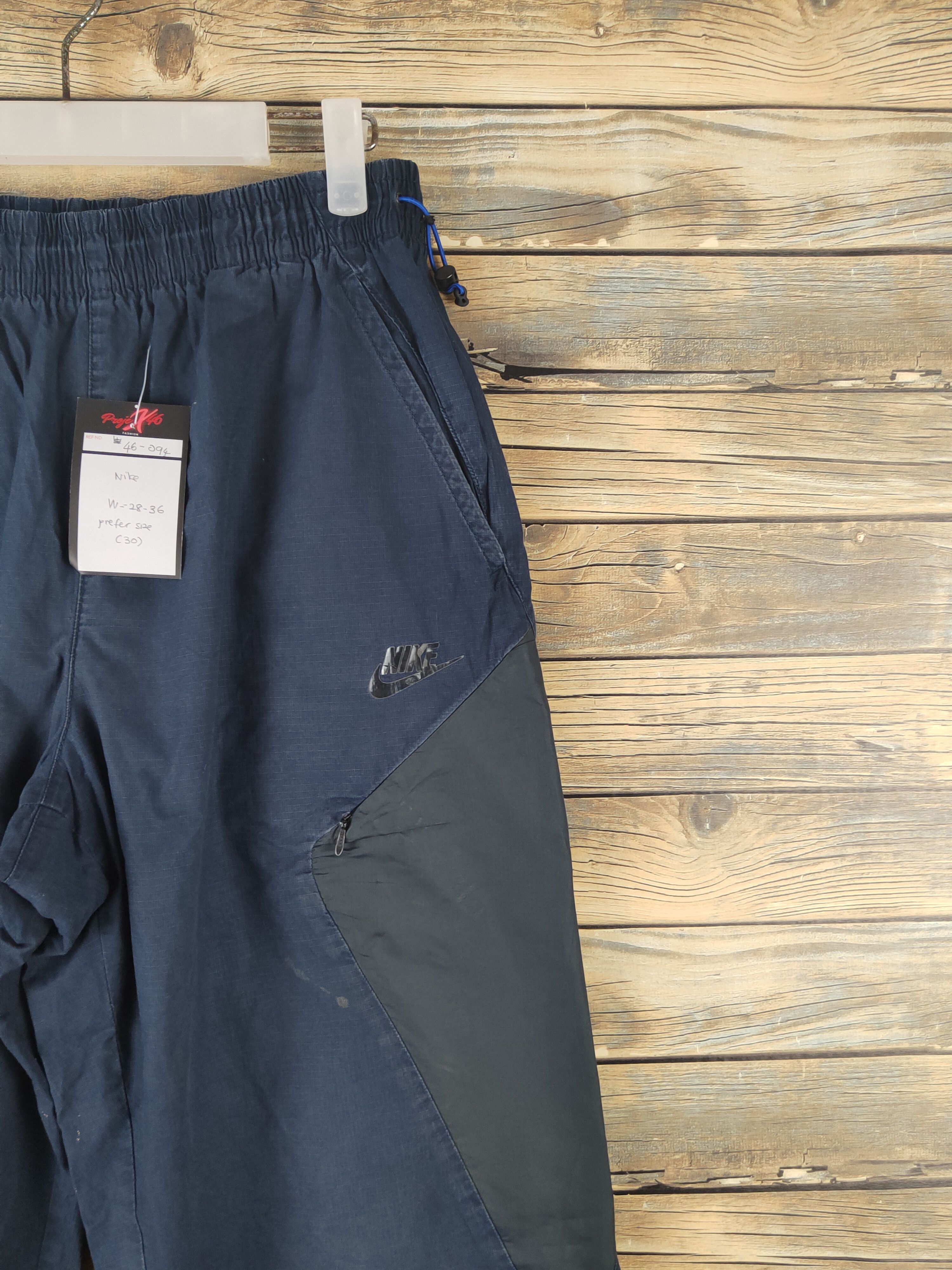 Nike DL Nike Navy Multipocket Joggers #46-094 Size US 28 / EU 44 - 6 Thumbnail