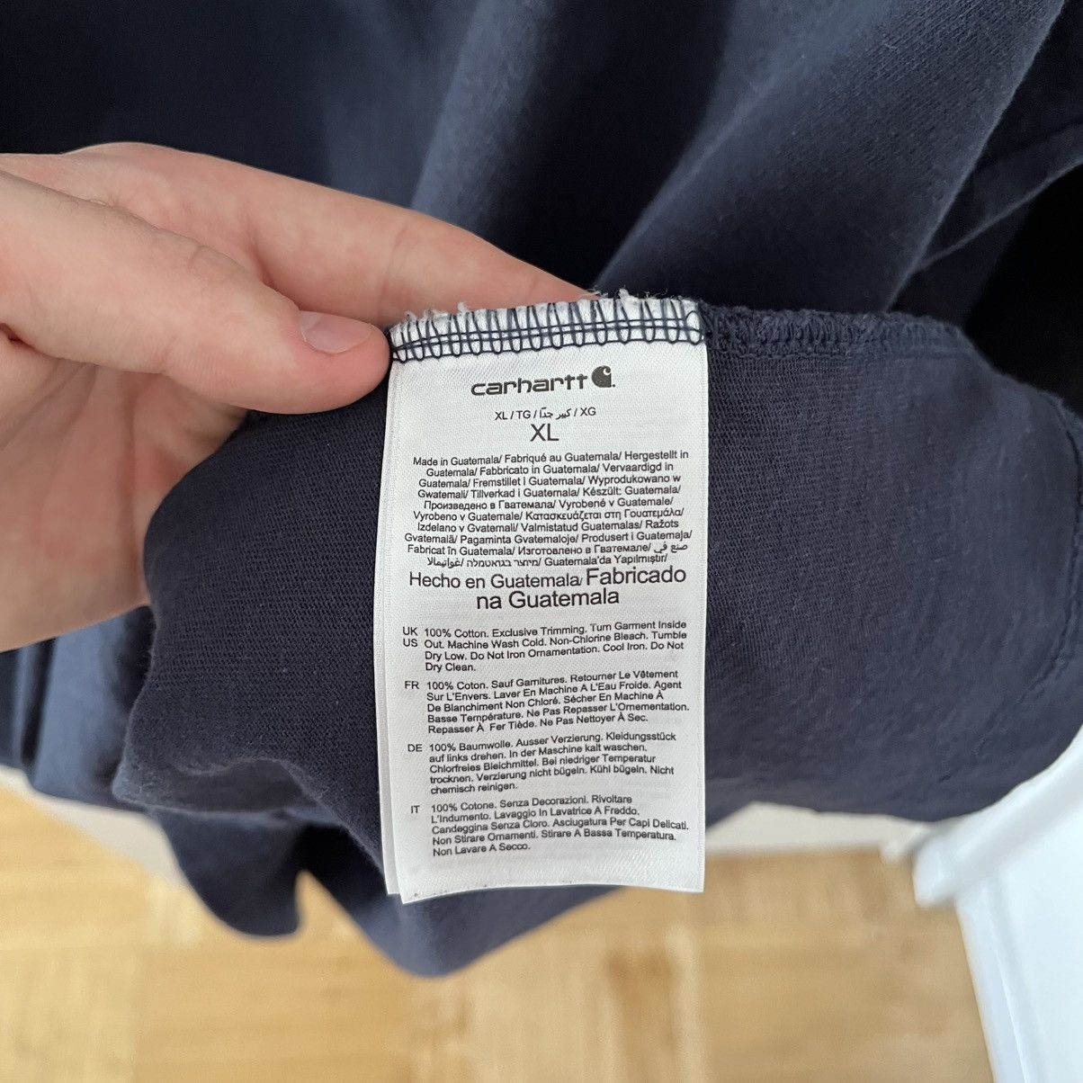 Carhartt Vintage Carhartt Blue Longsleeve Streetwear Y2K Size US XL / EU 56 / 4 - 4 Thumbnail