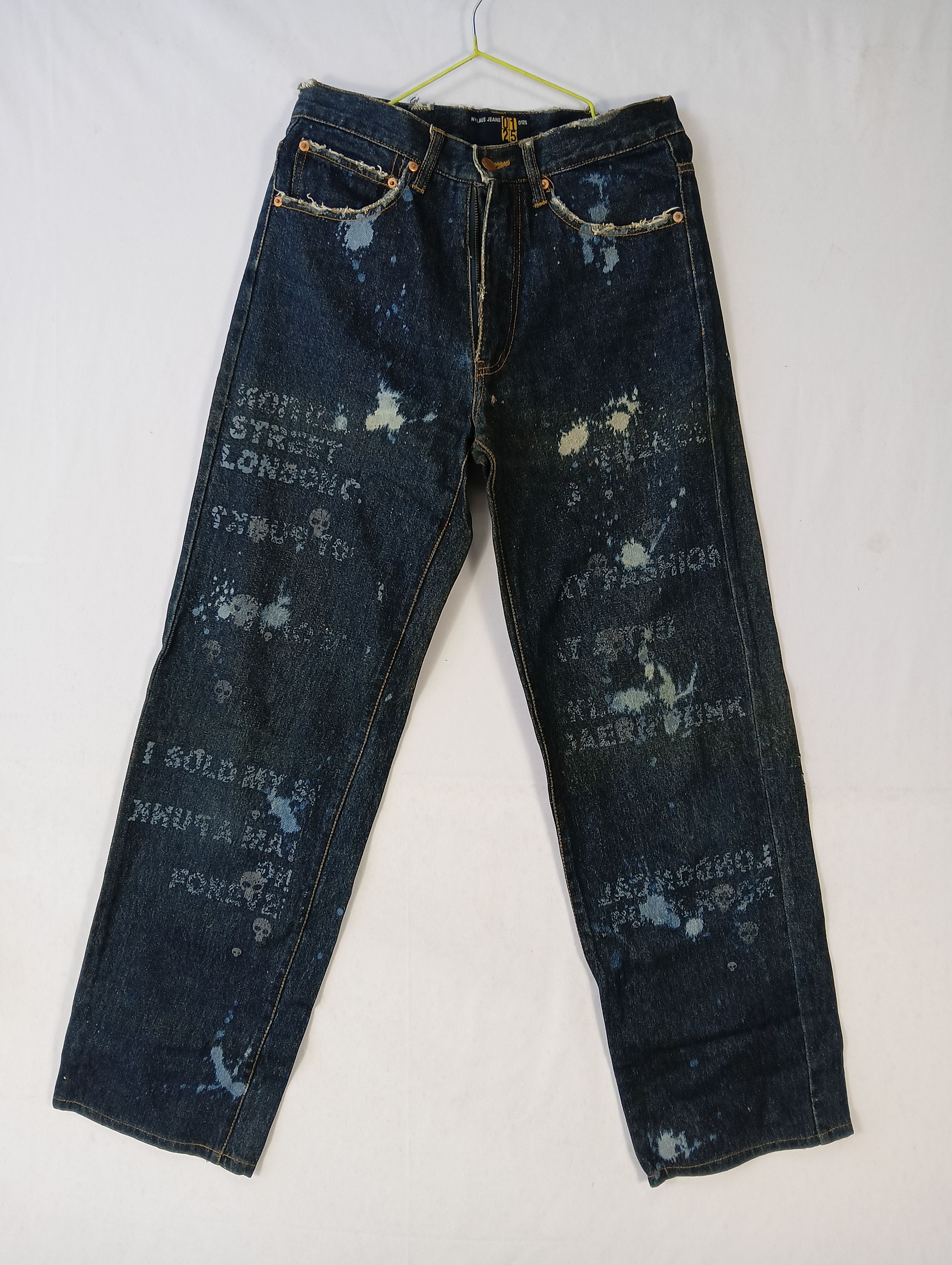 Other vintage NYLAUS 0125 JEANS distressed size 31 Size US 31 - 1 Thumbnail