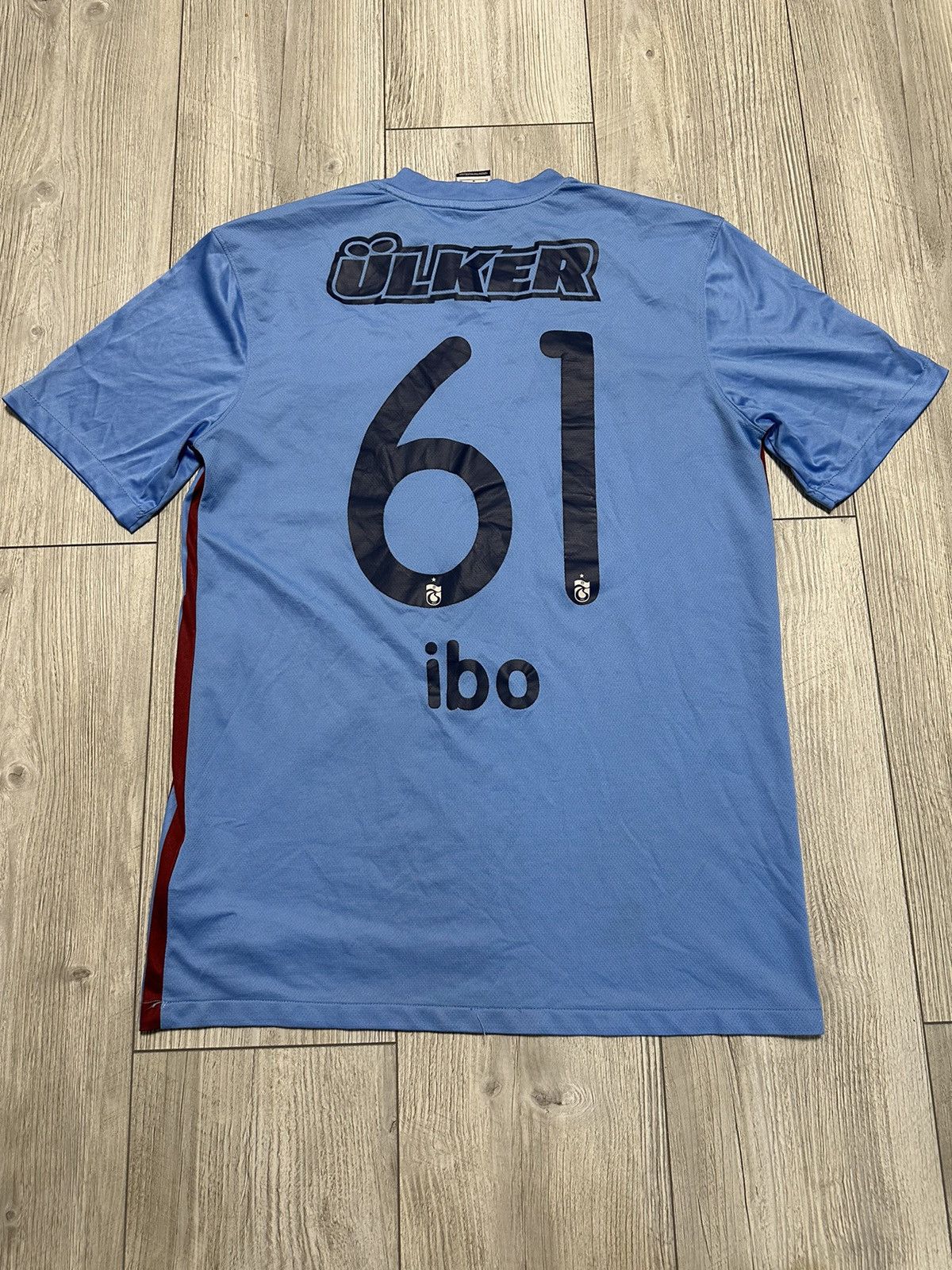 Nike Nike Trabzonspor 2012 #61 IBO Home Football Soccer Jersey Size US M / EU 48-50 / 2 - 7 Thumbnail