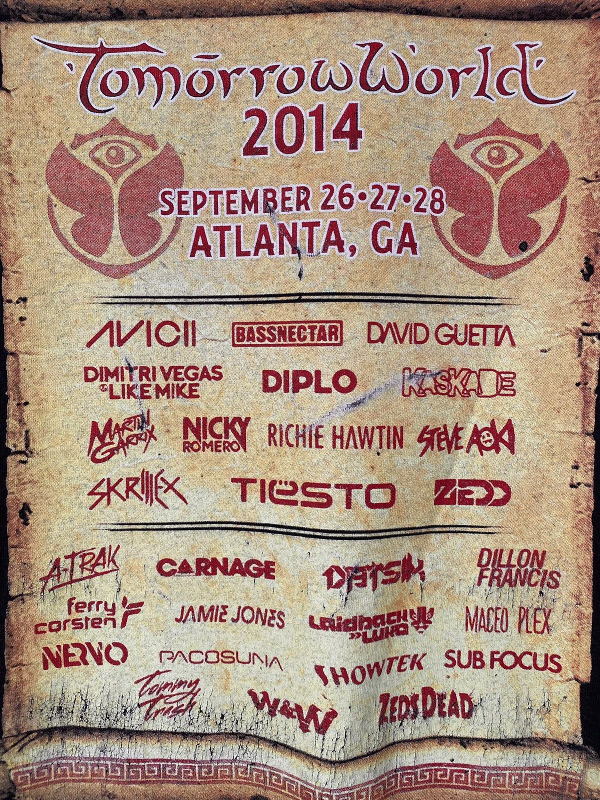 Delta Rare 2014 Tomorrow World Electronic Dance Music Festival Size US L / EU 52-54 / 3 - 5 Thumbnail