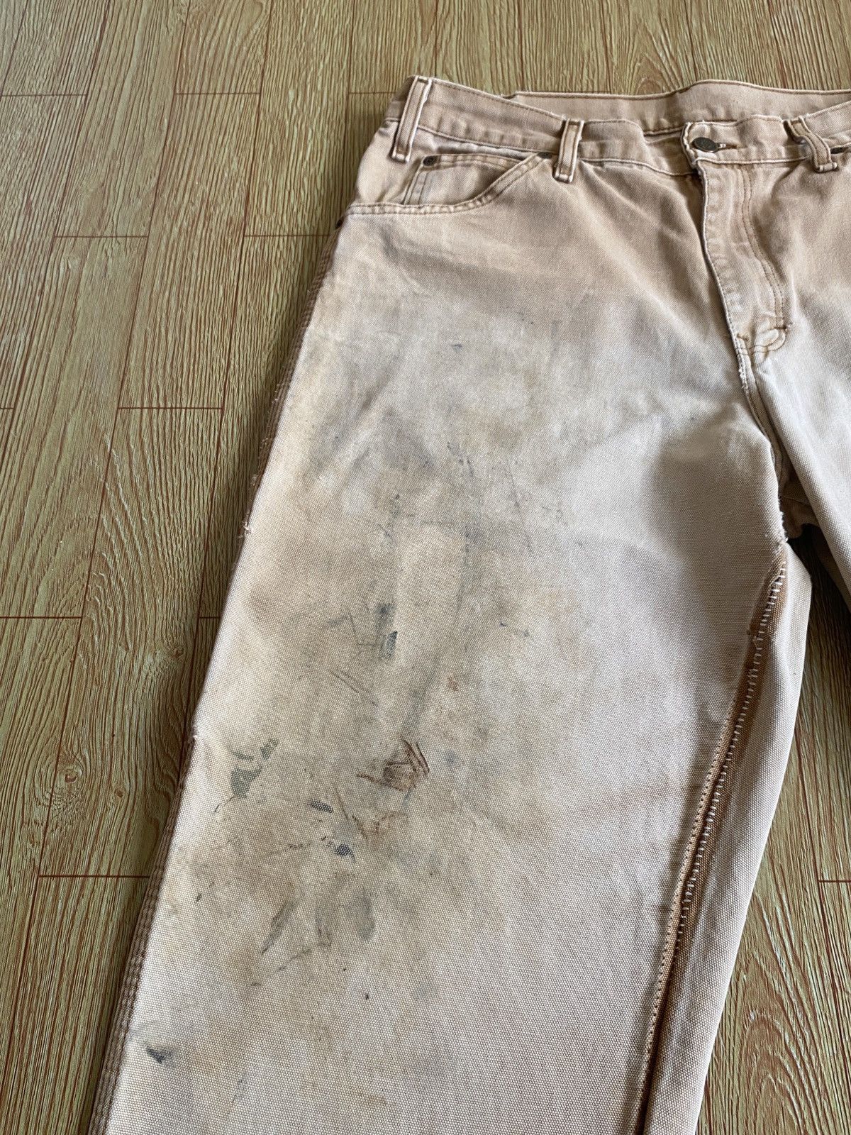 Dickies Very Rare Vintage Dickies Duck Canvas Carpenter Pants 1990s Size US 32 / EU 48 - 4 Thumbnail