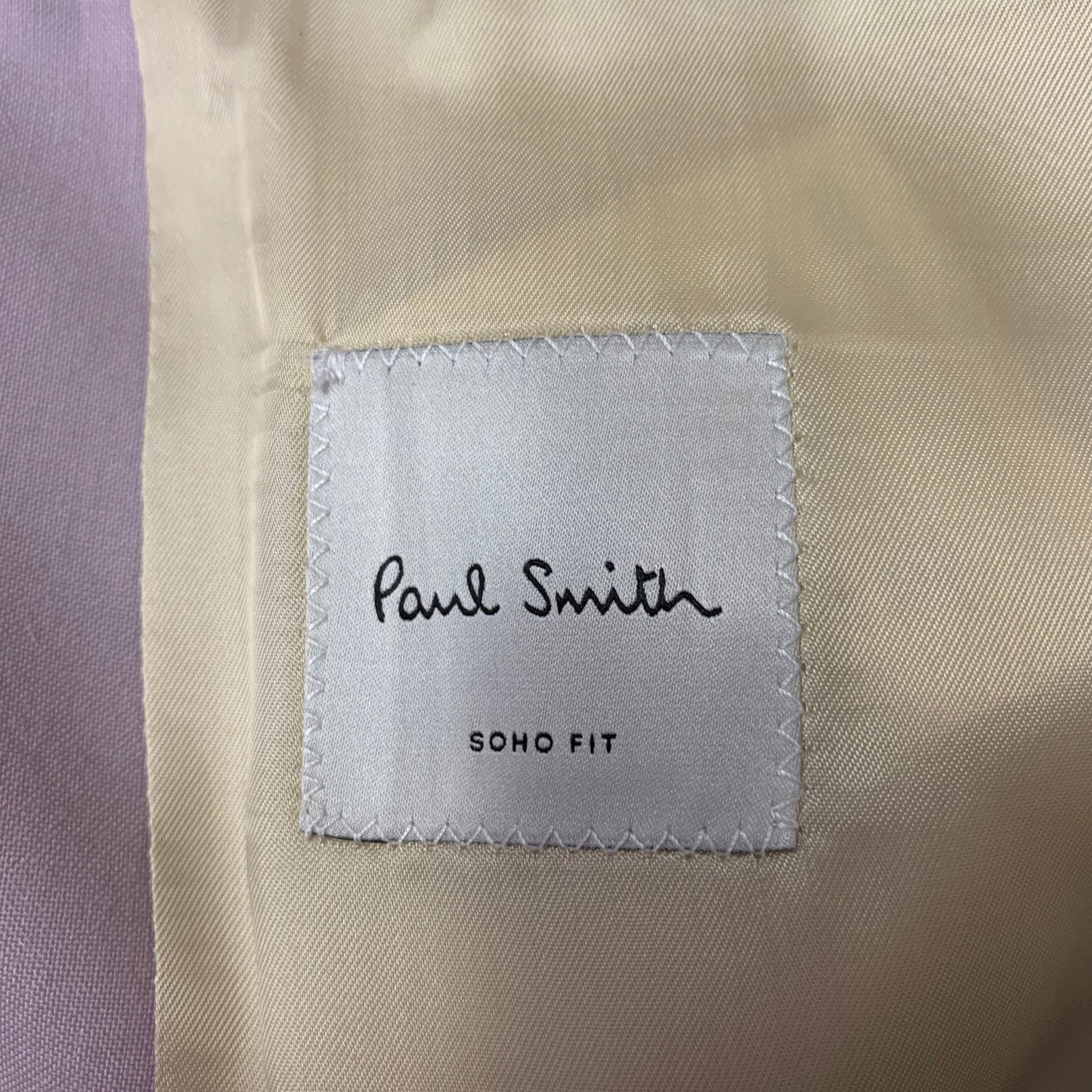 Paul Smith PAUL SMITH 38R Lavender Wool Blend Notch Lapel Sport Coat Size 38R - 4 Thumbnail