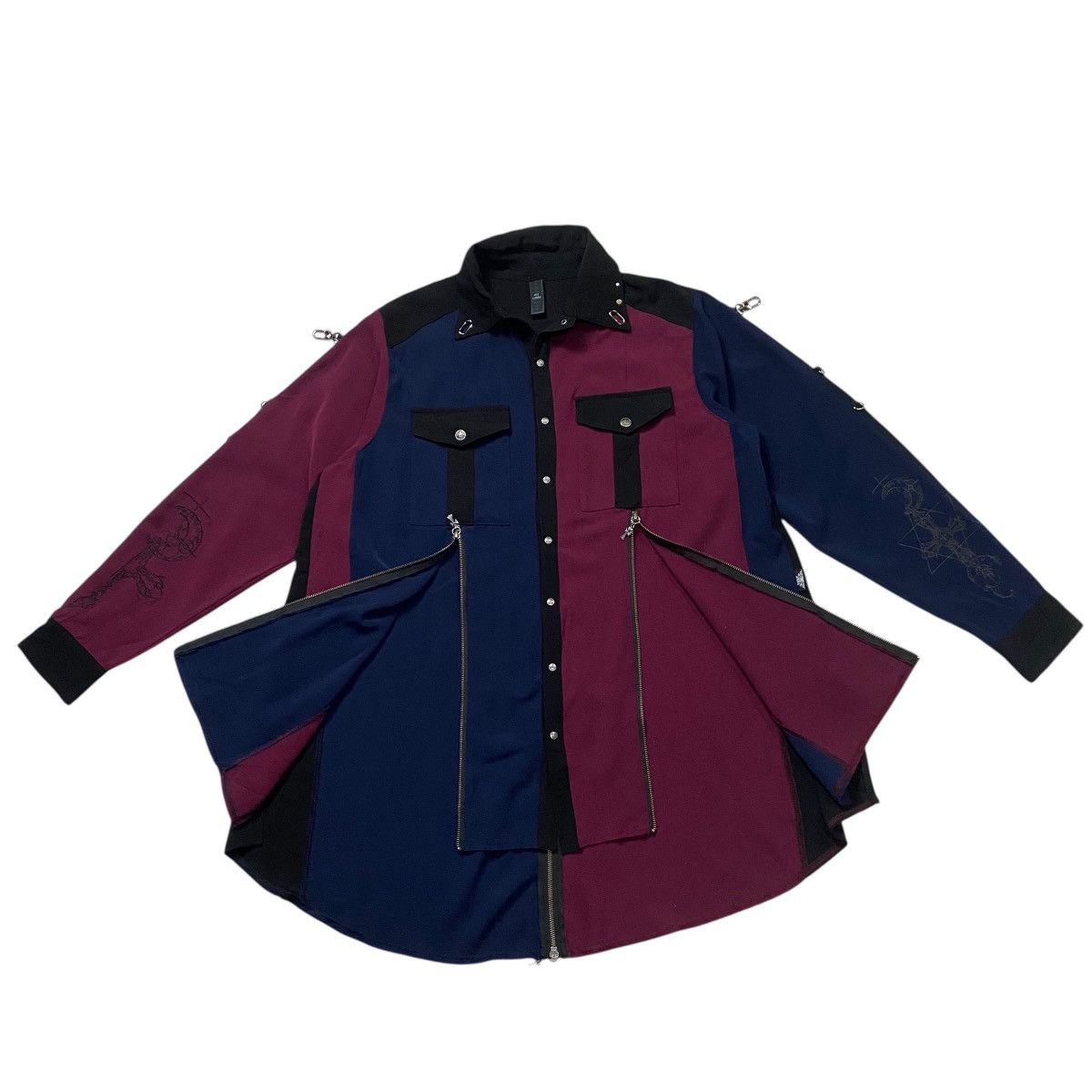 If Six Was Nine Ozz conte Open and Shut Big Shirt inpired Chrome Hearts Size US L / EU 52-54 / 3 - 6 Thumbnail