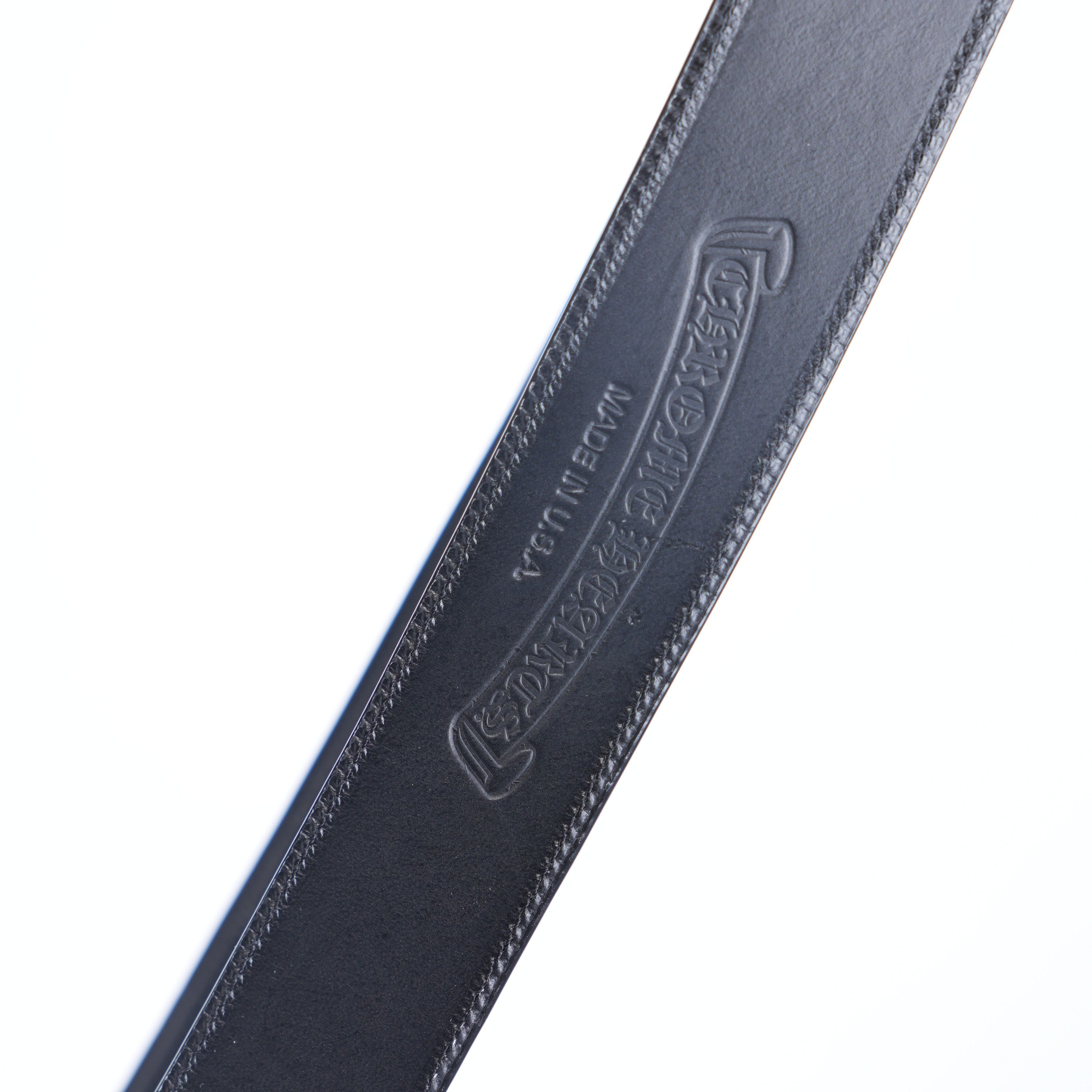 Chrome Hearts CHROME HEARTS ROLLING STONES BUCKLE WITH PLAIN BLACK STRAP Size ONE SIZE - 6 Thumbnail