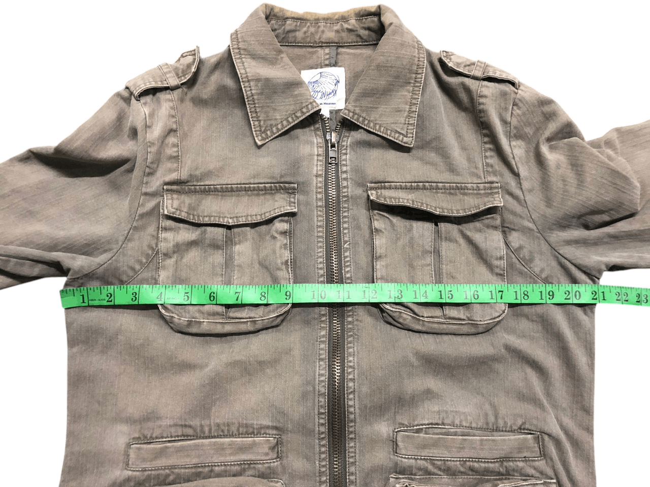 Japanese Brand Made In Heaven Bondage Cargo Jacket Faded