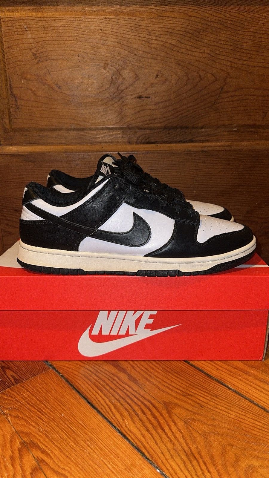 Nike Nike Dunk Low Retro “Panda” Size US 10 / EU 43 - 1 Thumbnail