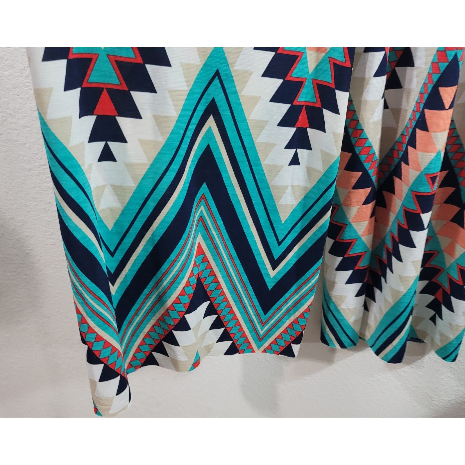 Other Style Rack Green Orange Aztec Harem Wide Leg Pants Small Size 28" / US 6 / IT 42 - 2 Thumbnail