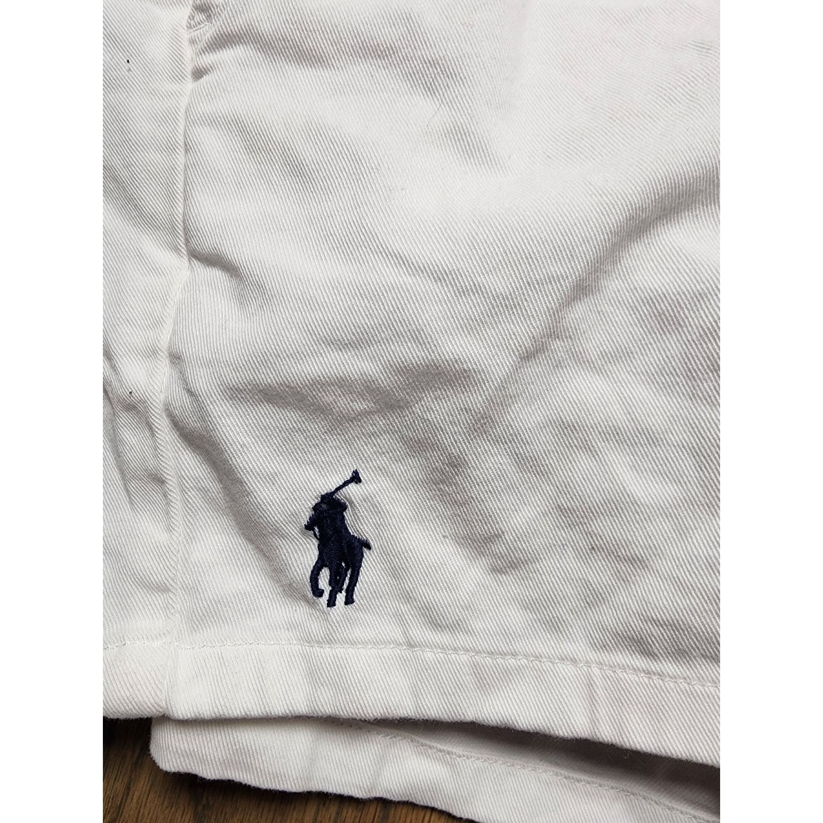 Polo Ralph Lauren Polo Ralph Lauren women's white terry drawstring shorts Size 36" / US 14 / IT 50 - 6 Thumbnail