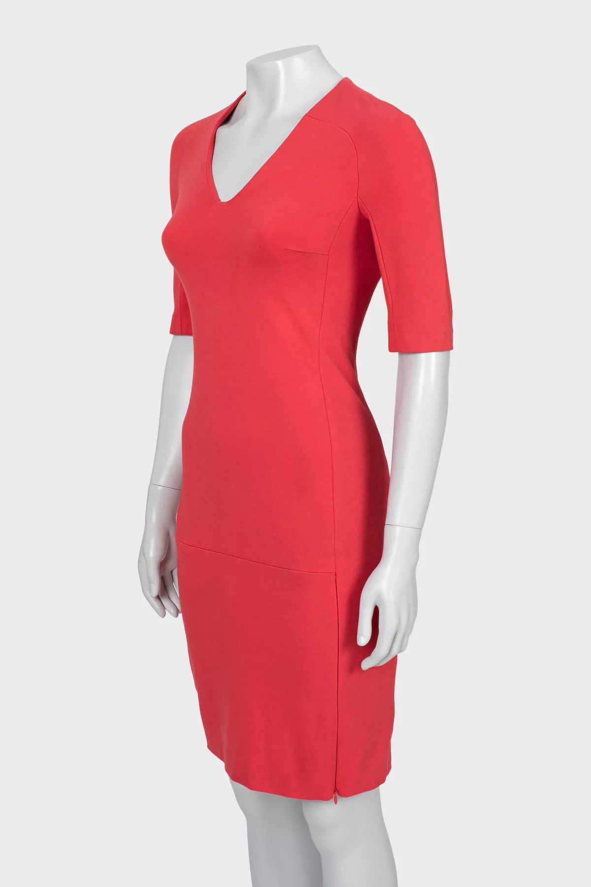 Diane von Furstenberg Diane von Furstenberg red midi dress USA4 Size XS / US 0-2 / IT 36-38 - 2 Thumbnail