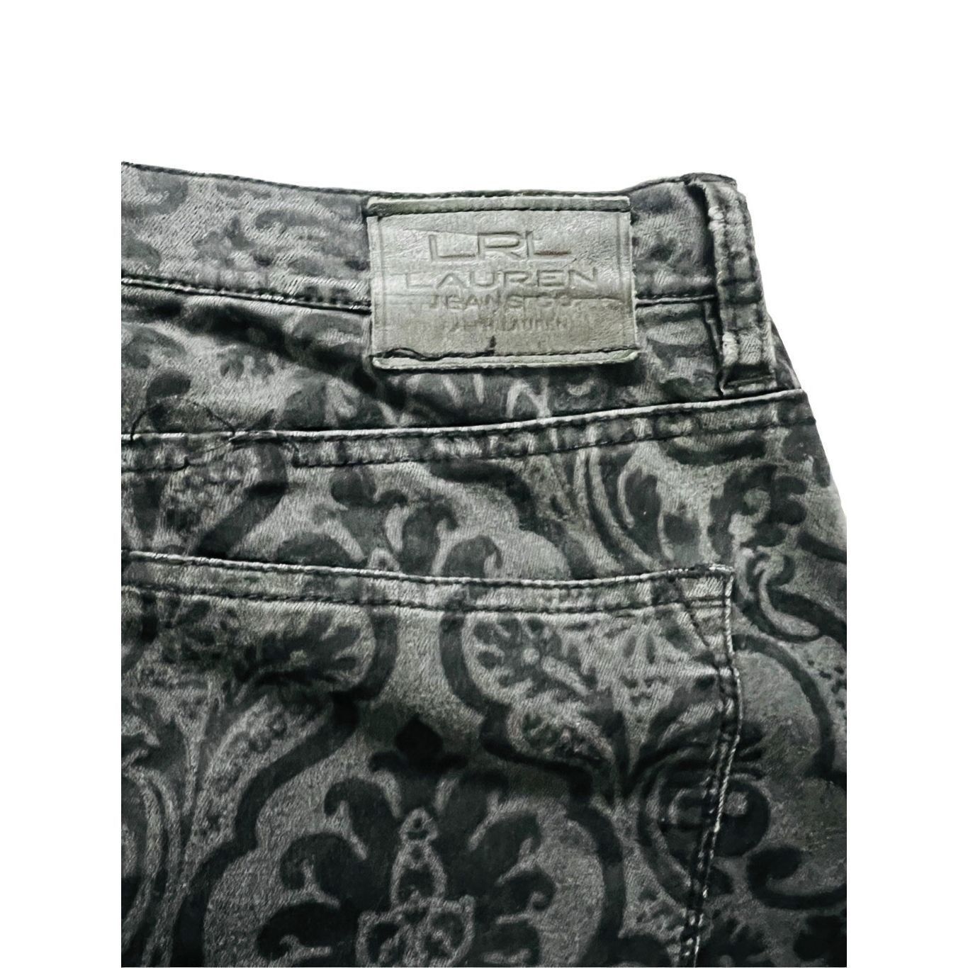 Lauren Ralph Lauren LRL Lauren Ralph Lauren Black Velvet Modern Straight Pant Wo Size 34" / US 12 / IT 48 - 5 Thumbnail