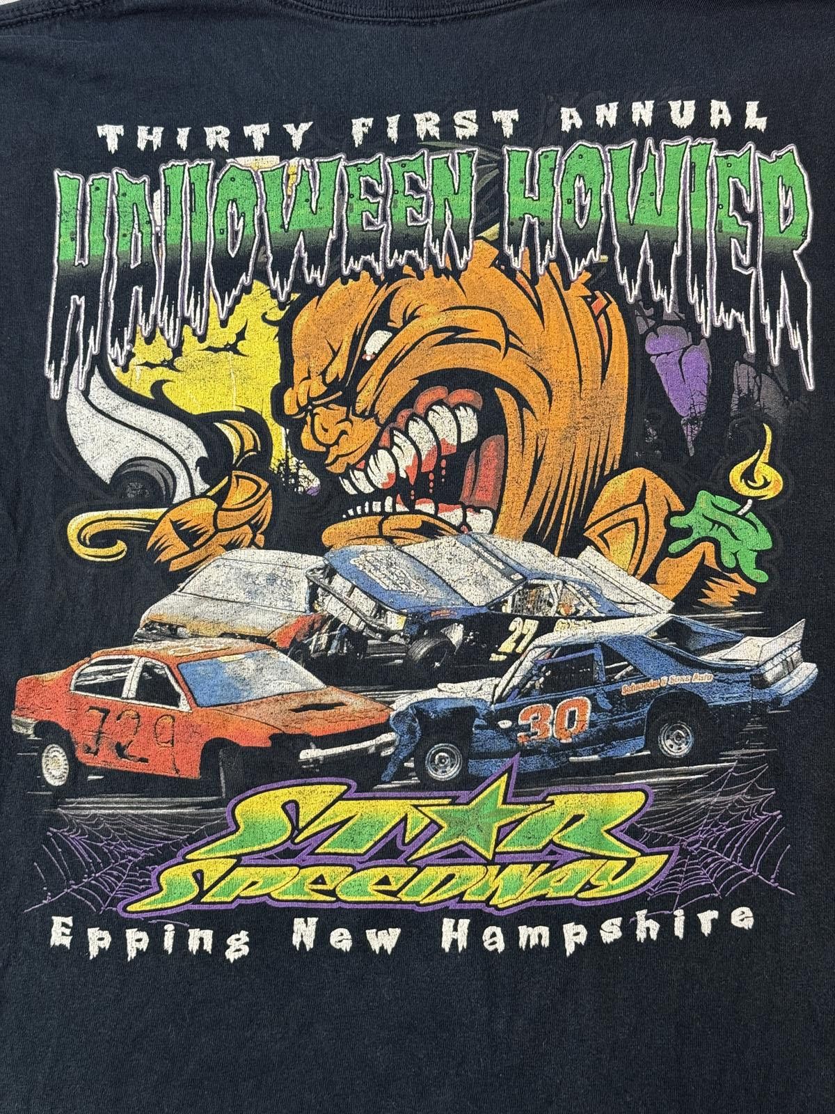 Gildan Halloween Howler T-shirt Star Speedway New Hampshire 2XL Size US XXL / EU 58 / 5 - 1 Thumbnail