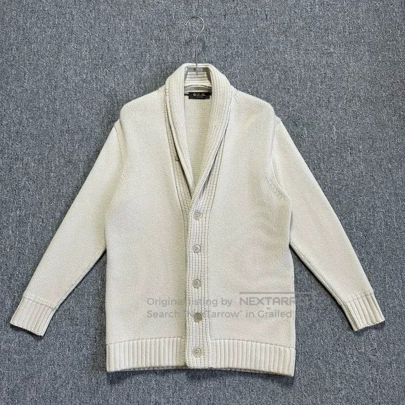 Loro Piana LORO PIANA Off-white cashmere cardigan, jacket coat Size US M / EU 48-50 / 2 - 1 Thumbnail