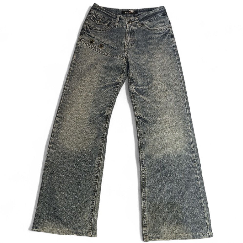 Japanese Brand Y2K Flared Boot Cut Japanese Preton Jean True Religion Style Size US 30 / EU 46 - 1 Thumbnail
